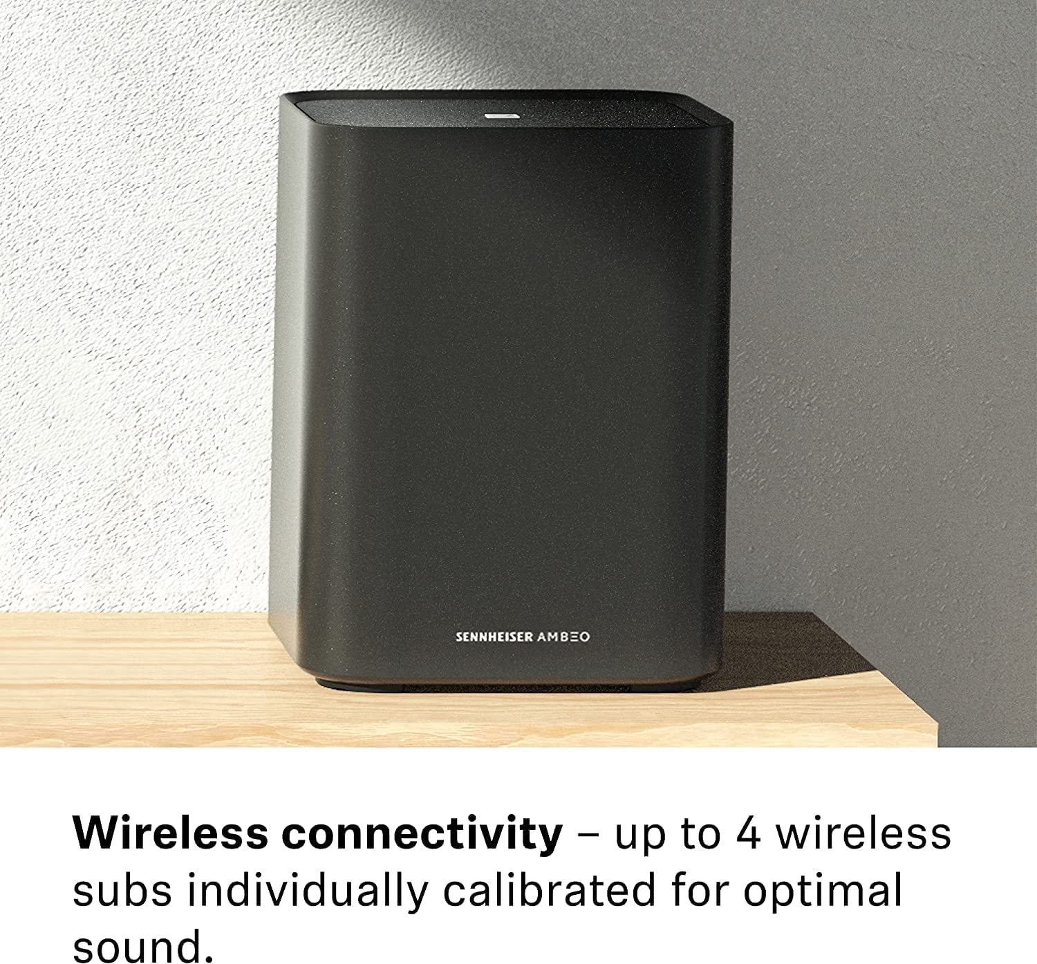 Sennheiser AMBEO Soundbar Plus (400W) with AMBEO Subwoofer (350W), Immersive 3D Audio for TV, Movies & Music, Virtual 7.1.4 Speaker Setup, Multiple Connectivity,Alexa Built-in,Dolby Atmos,2Y Warranty