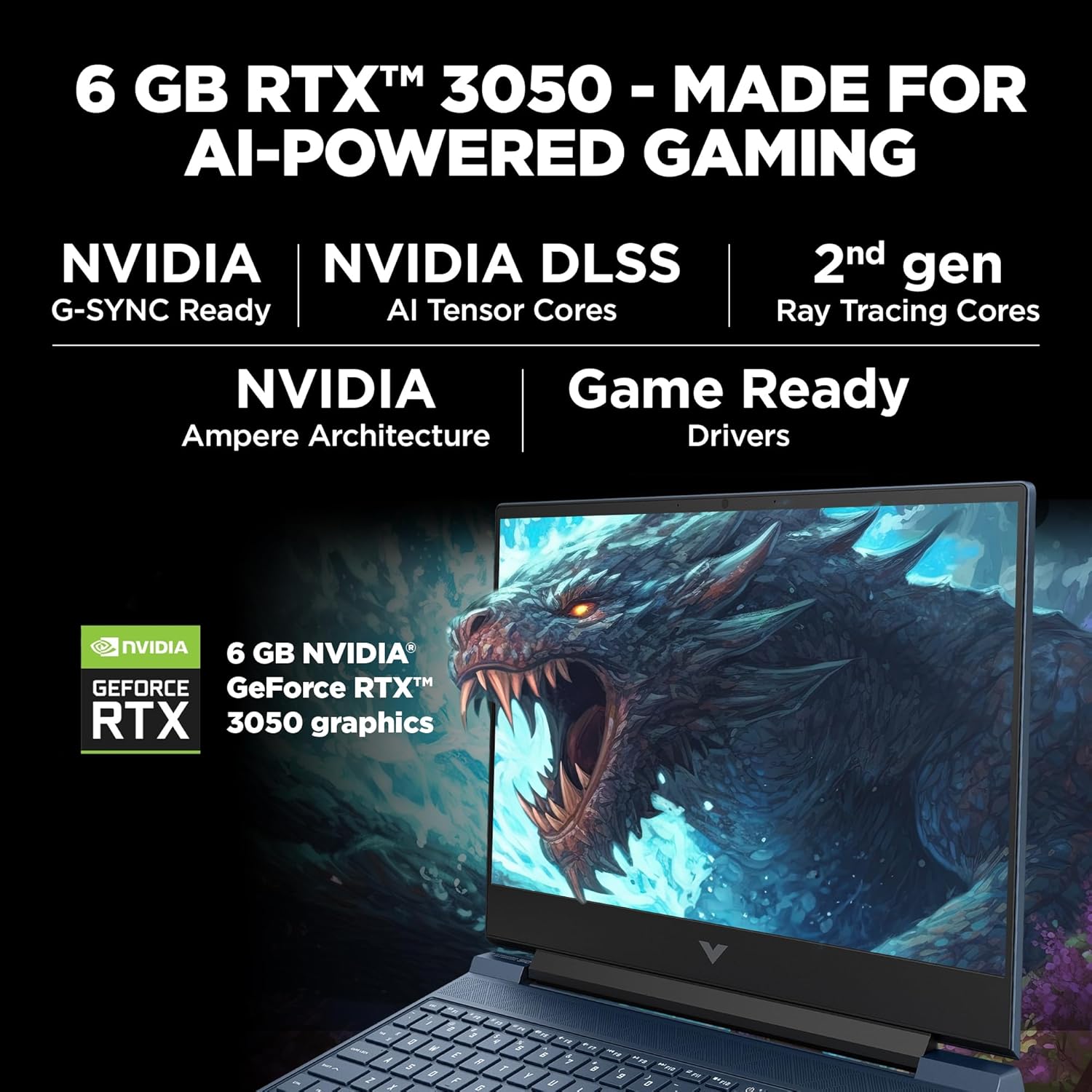 HP Victus Gaming Laptop, 13th Gen Intel Core i7-13620H, 6GB RTX 3050 GPU, 15.6-inch (39.6 cm), FHD, IPS, 144Hz, 16GB DDR4, 512GB SSD, Backlit KB, B&O, 9ms Response time (Blue, 2.29 kg), fa1321TX