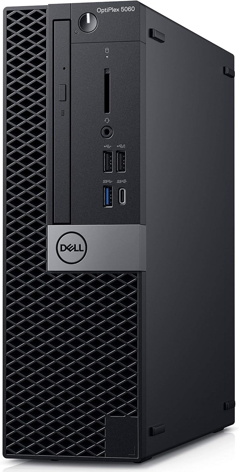 Dell OP5060SFF2WR5F OptiPlex 5060 SFF Desktop Computer with Intel Core i5-8500 3 GHz Hexa-core, 8GB RAM, 256GB SSD (Renewed)