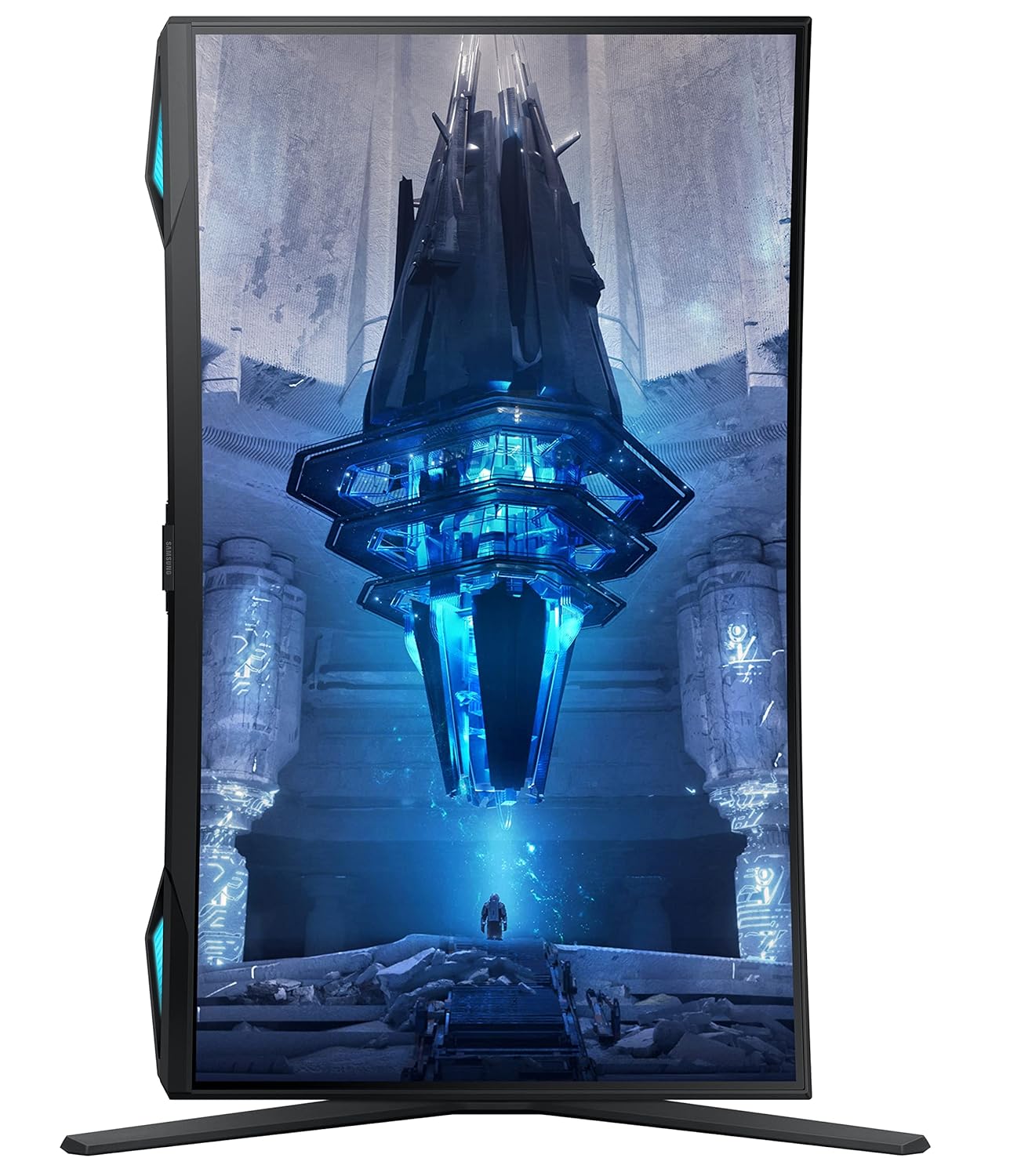 Samsung 32-Inch (80cm) 4K UHD Odyssey Neo G7 Gaming, 165 Hz, 1ms Curved Monitor, 3840 x 2160 Pixels, Mini-LED, Height Adjustable Stand, Matte Display, HDR2000, (LS32BG750NWXXL, Black)