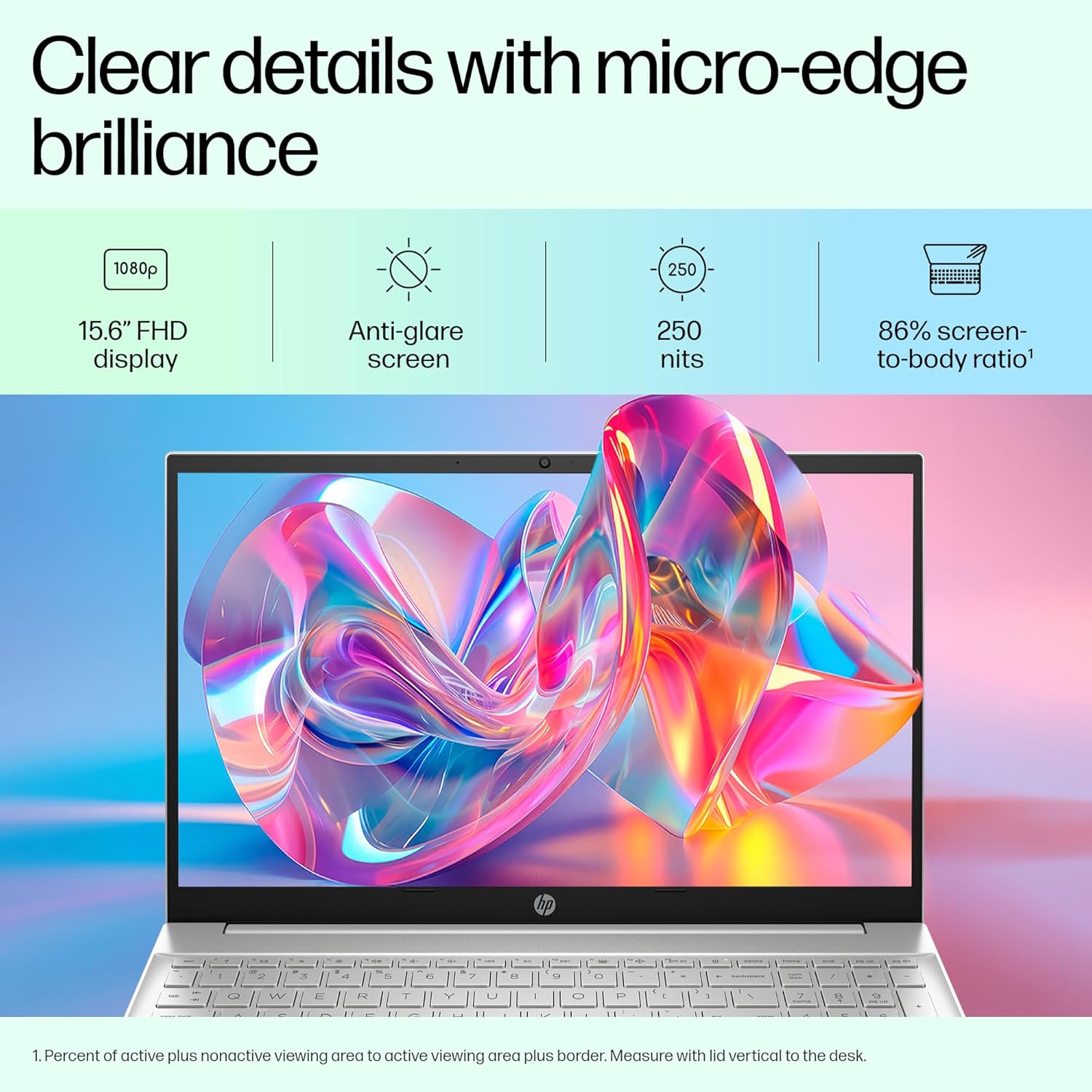 HP Pavilion, 13th Gen Intel Core i7-1360P, 16GB DDR4, 1TB SSD, (Win11, Office21, Silver, 1.75kg) IPS, Anti-glare, 15.6-inch (39.6cm) FHD Laptop, Intel Iris Xe graphics, HD camera, Backlit KB, eg3036TU