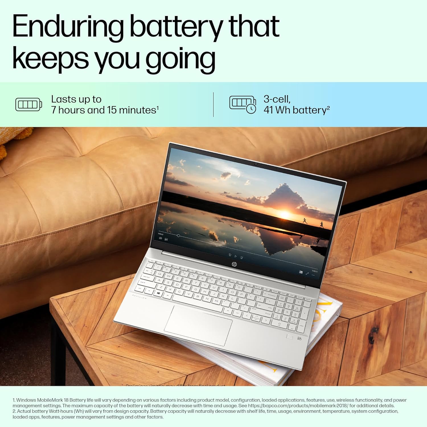 HP Pavilion, 13th Gen Intel Core i7-1360P, 16GB DDR4, 1TB SSD, (Win11, Office21, Silver, 1.75kg) IPS, Anti-glare, 15.6-inch (39.6cm) FHD Laptop, Intel Iris Xe graphics, HD camera, Backlit KB, eg3036TU