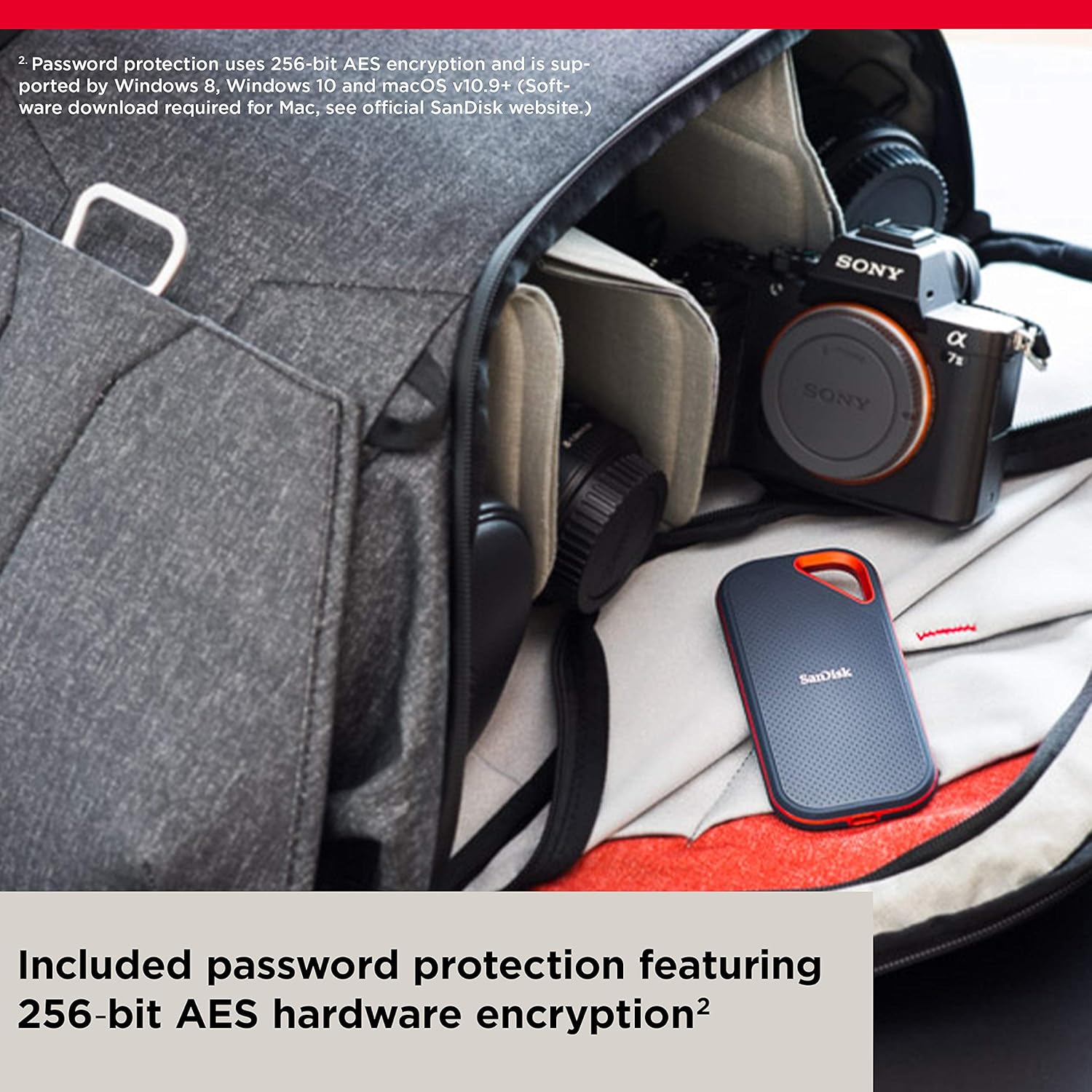 SanDisk 1TB Extreme Pro Portable SSD 2000MB/s R/ W, Upto 3 meter drop protection with IP65 water and dust resistance, Metal Enclosure, PC, MAC & TypeC Smartphone Compatible, 5Y Warranty,External SSD