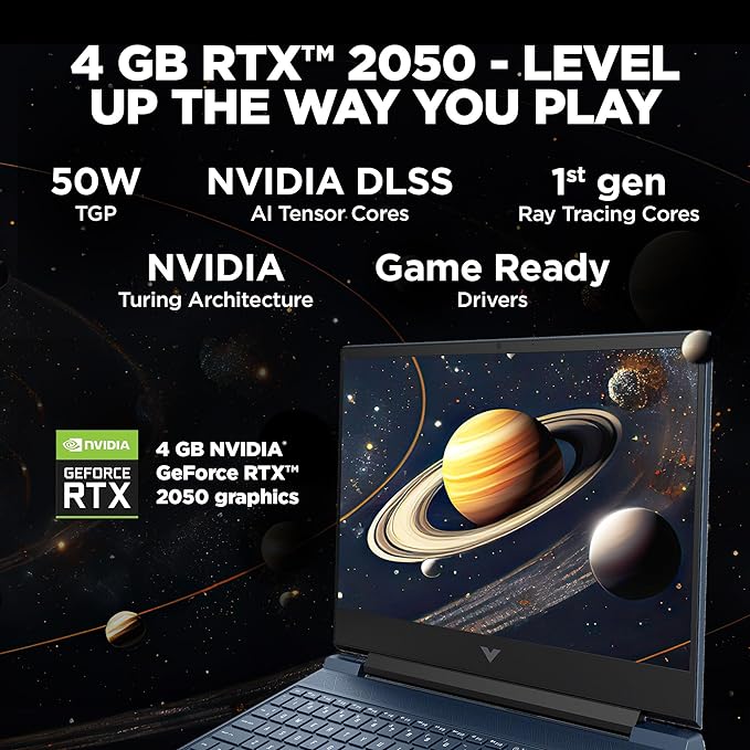 HP Victus 39.6 cm (15.6) Gaming Laptop 15-FA1314TX, Blue - Zapnet.in