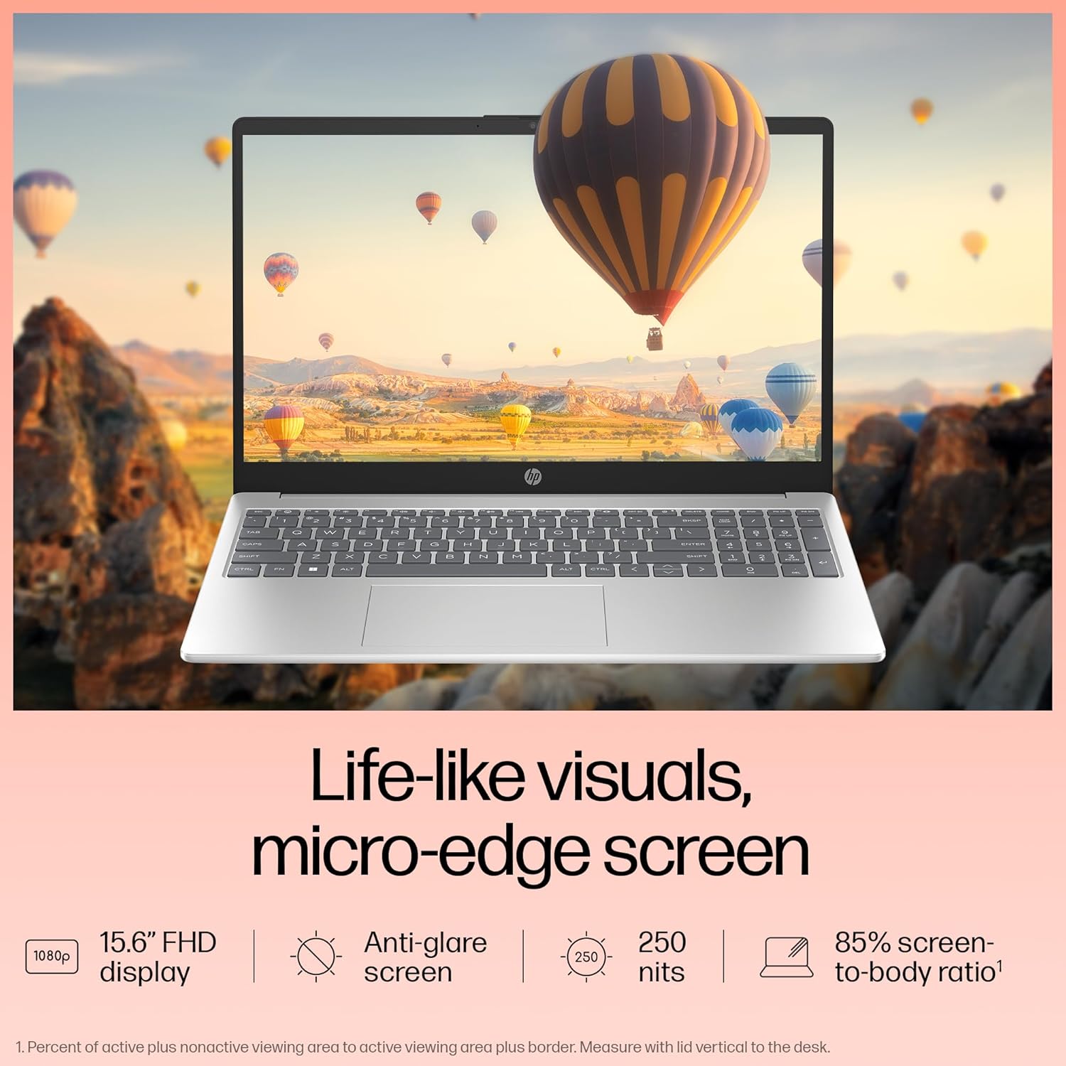 HP 15,12th Gen Intel Core i5-1235U, 8GB DDR4,1TB SSD, (Win 11,MSO 2021,Silver,1.59 Kg),15.6-Inch(39.6 Cm) FHD Laptop, UHD Graphics,1080P FHD Camera W/Privacy Shutter,Backlit KB,FD0112TU