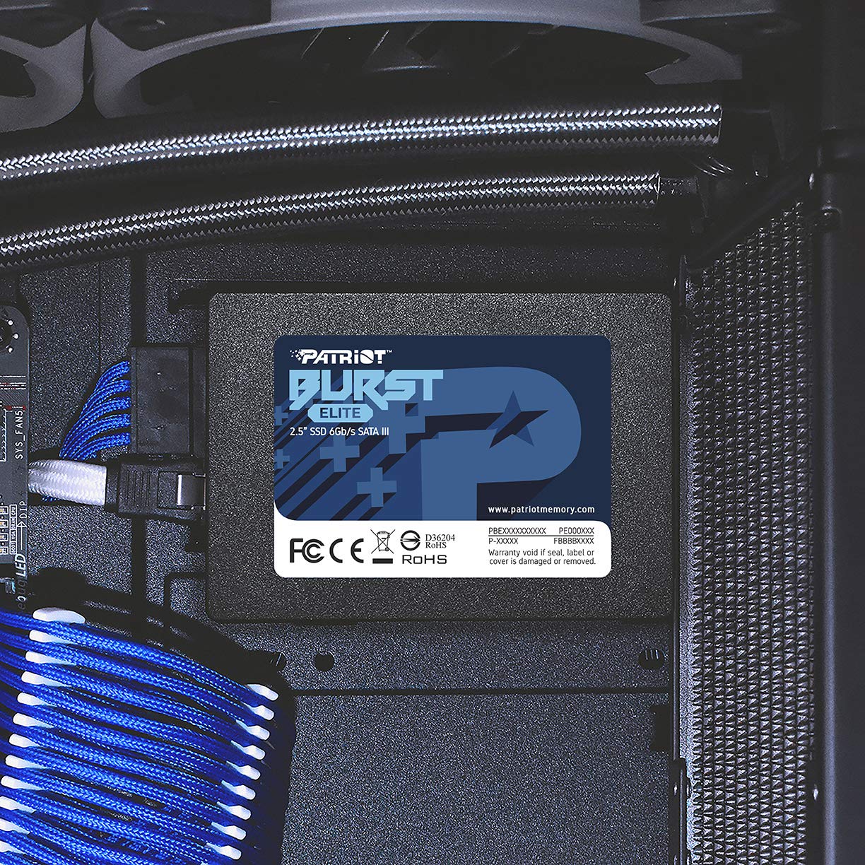 Patriot Memory Burst Elite SATA 3 240GB SSD 2.5 Inch Solid State Drive PBE240GS25SSDR