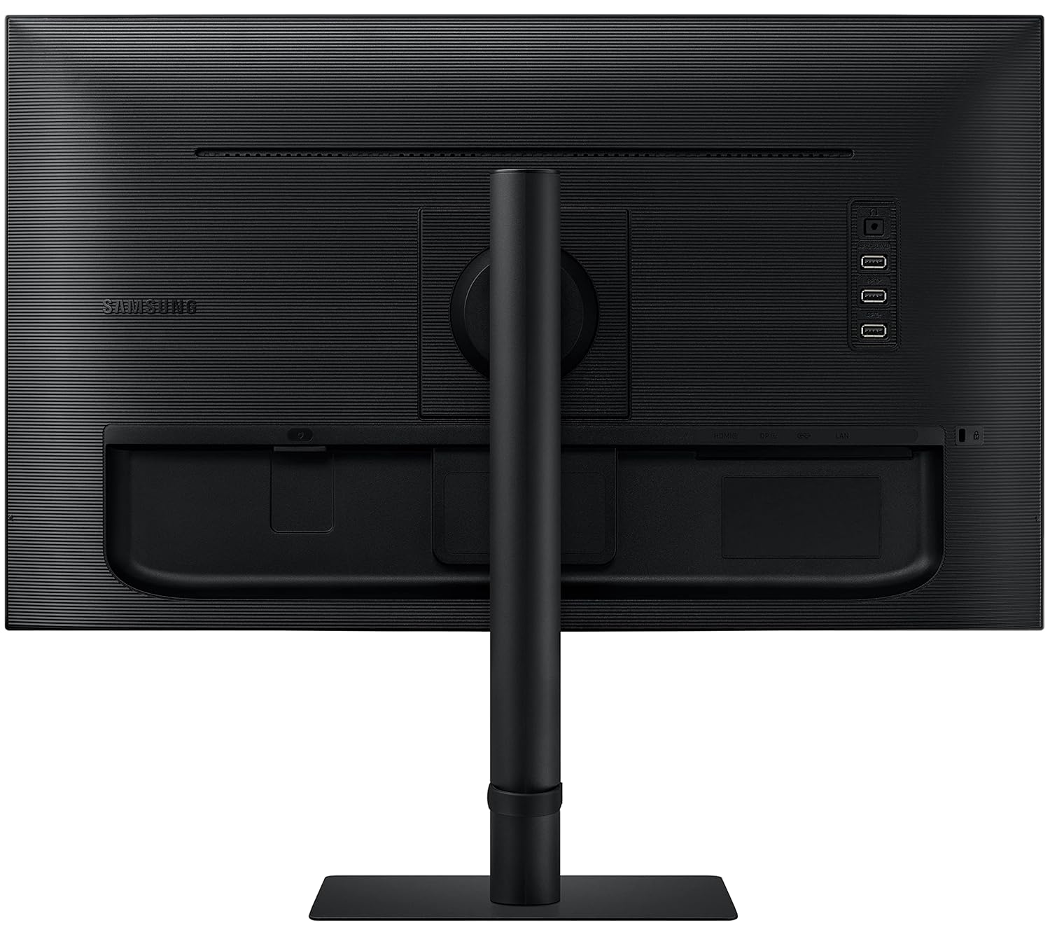 Samsung 27"(68.6cm) 4K Viewfinity Monitor|IPS|UHD 3840 x 2160|Type-C 90W|LAN Port|HDR 400|DCI-P3 98%|Pantone Validation|400 nits||PBP|PIP|Matte Display|Height-Tilt-Pivot Stand|LS27B800PXWXXL|Black