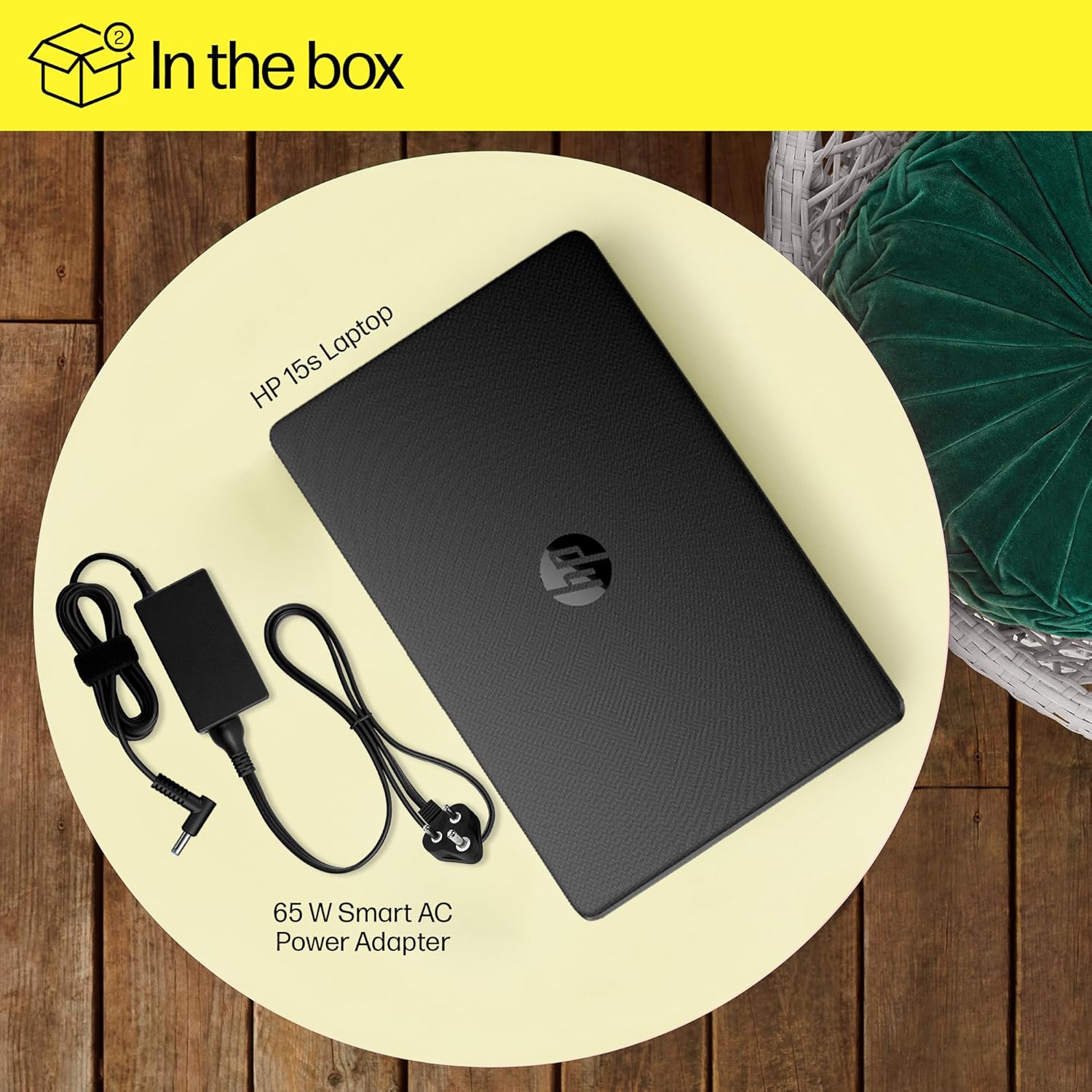 HP 15s, 11th Gen Intel Core i3 8GB RAM/1TB HDD+256 GB SSD 15.6-inches/39.6 cm FHD Laptop/Windows 11/Intel UHD Graphics/Dual Speakers/Alexa/MSO/Fast Charge/1.75 Kg, 15s-du3614TU