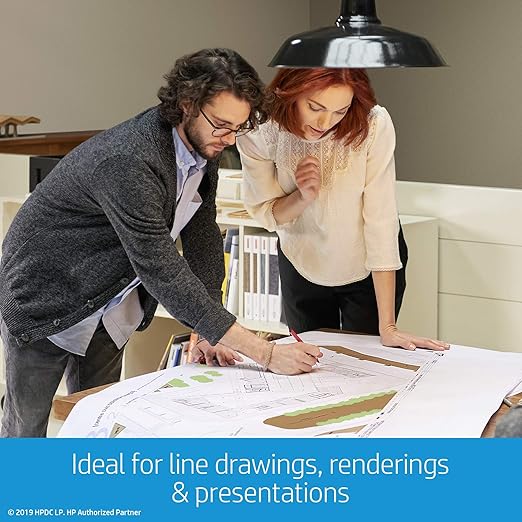 HP DesignJet T650 Large Format 36-inch Plotter Printer, with Roll Cover, Auto Sheet Feeder, Media Bin & Stand (5HB10A) Black - Zapnet.in