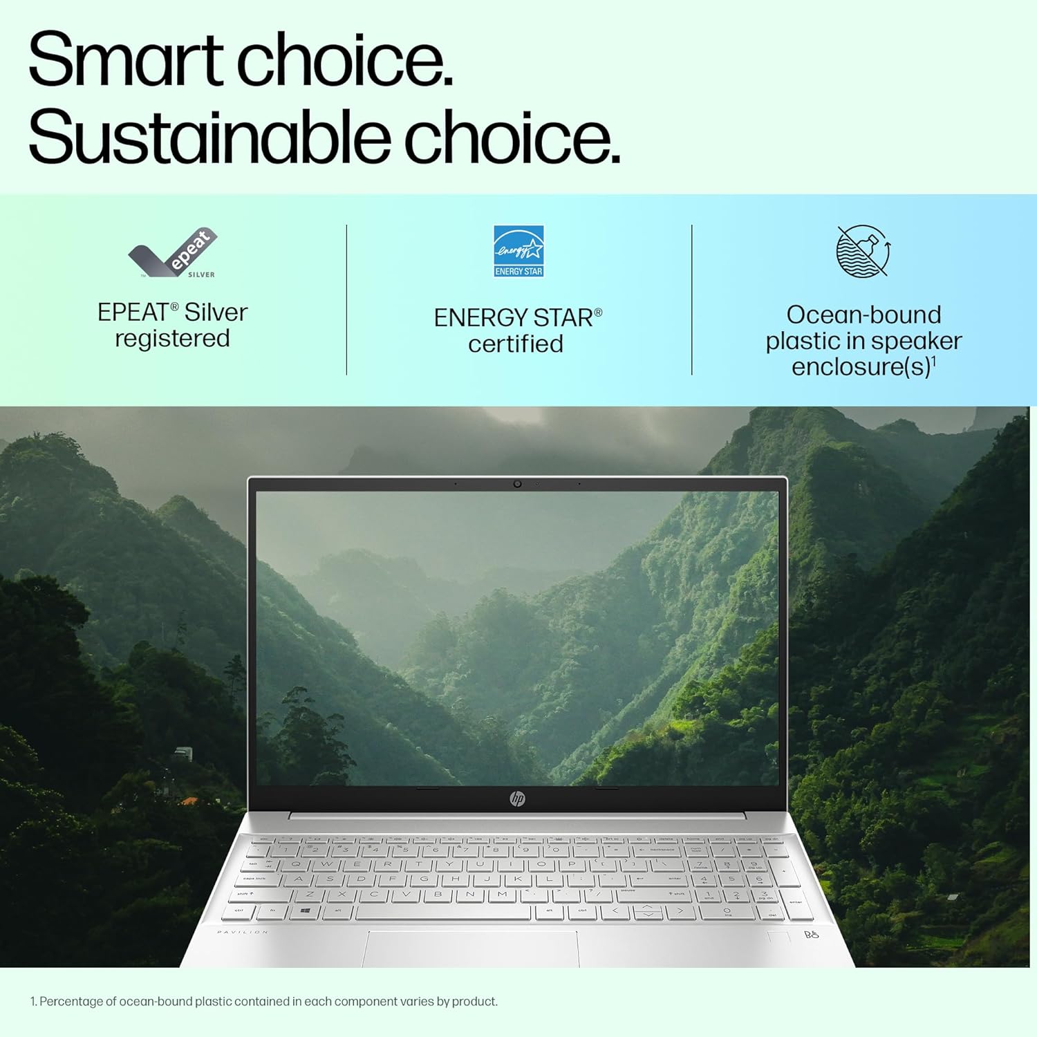 HP Pavilion 15, 13th Gen Intel Core i7-1360P, 16GB DDR4, 512GB SSD, (Win 11, Office 21, Silver, 1.75kg),IPS, Anti-glare, 15.6-inch (39.6cm) FHD Laptop, Intel Iris Xe graphics, HD camera, B&O, eg3032TU