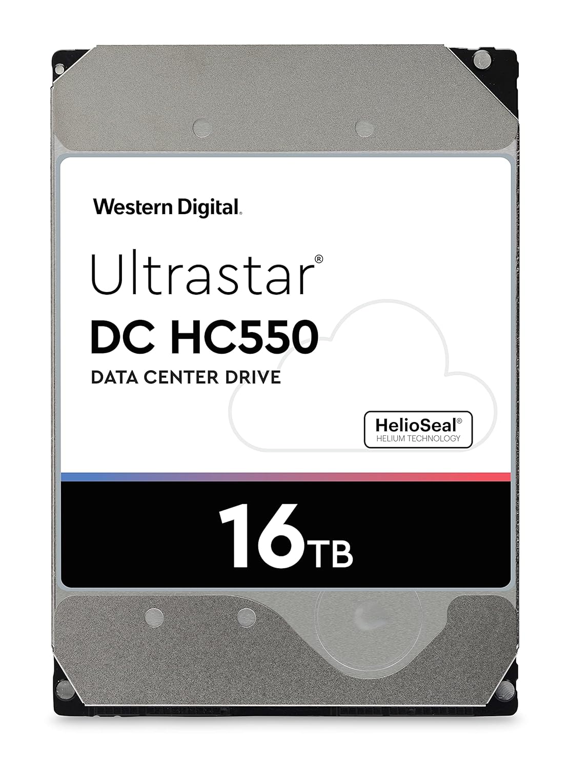 Western Digital WD Ultrastar DC HC550 16TB SATA 6Gb/s 7200RPM 3.5-Inch Data Center HDD (WUH721816ALE6L4)