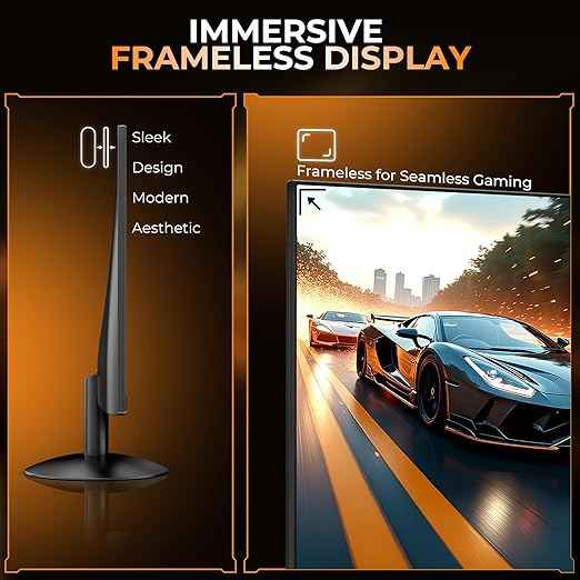AOC 27 Inch IPS Panel Full HD 100Hz 1ms 3-Sided Frameless Monitor With HDMI,VGA -27B30H