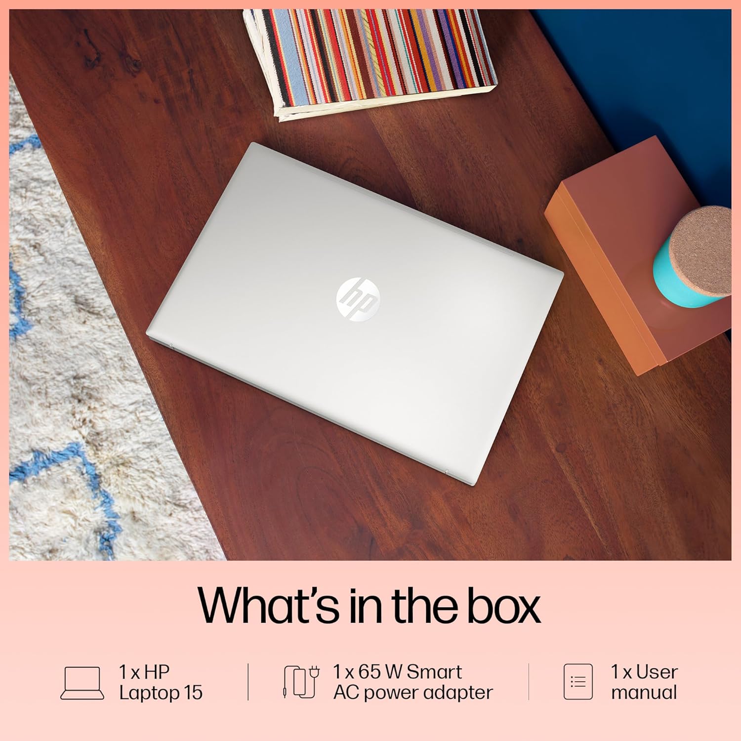 HP 15,12th Gen Intel Core i5-1235U, 8GB DDR4,1TB SSD, (Win 11,MSO 2021,Silver,1.59 Kg),15.6-Inch(39.6 Cm) FHD Laptop, UHD Graphics,1080P FHD Camera W/Privacy Shutter,Backlit KB,FD0112TU