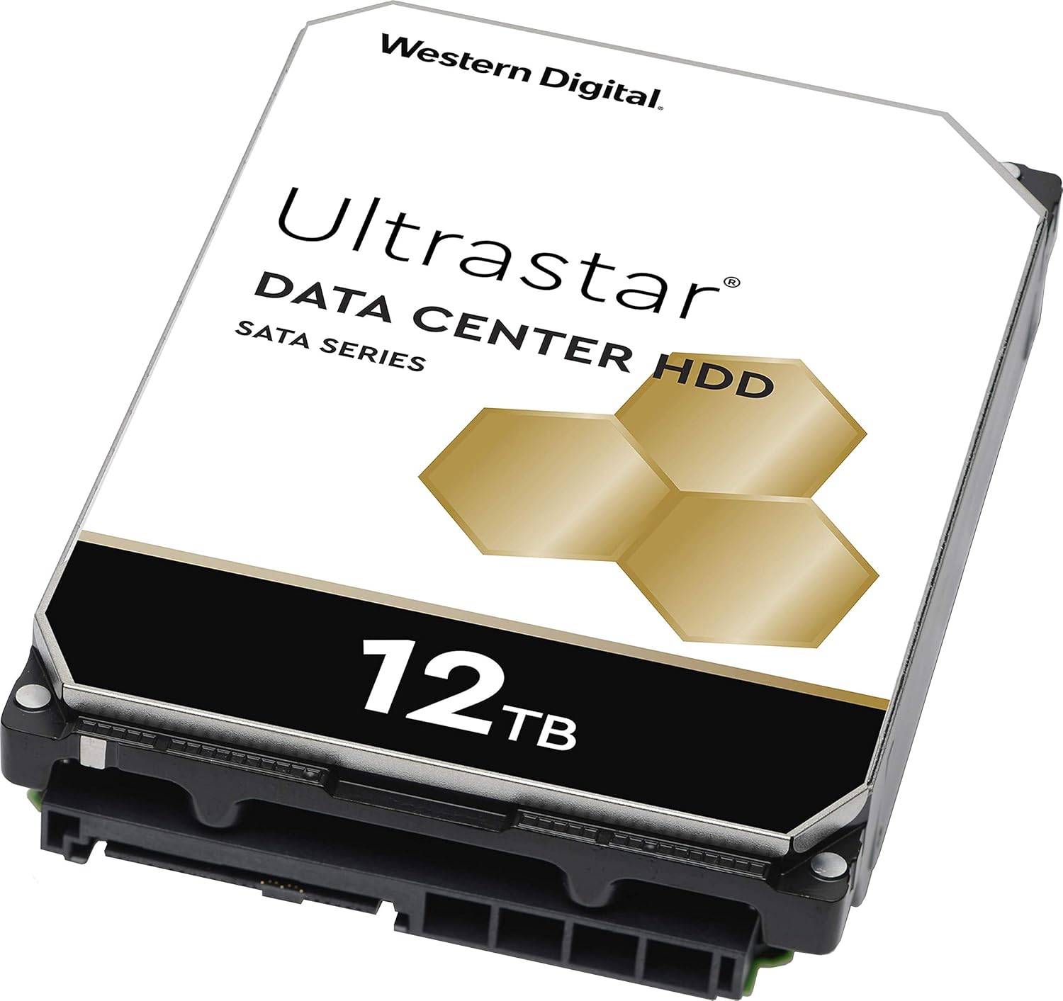 Western Digital 12TB Ultrastar DC HC520 SATA HDD - 7200 RPM Class, 256MB Cache, SATA 6 Gb/s, 3.5" (HUH721212ALE604)