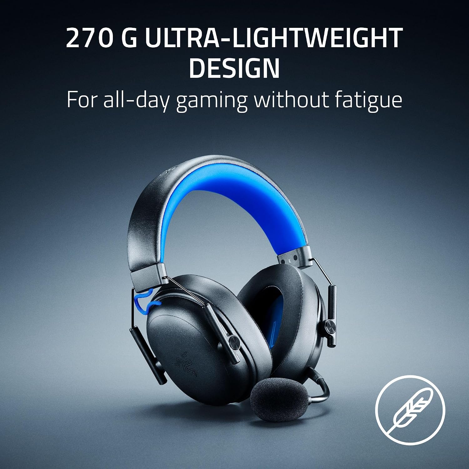 Razer BlackShark V3 X HyperSpeed Wireless Gaming Headset for PS5: 50mm Drivers - Cardioid Microphone - 2.4GHz, Bluetooth - Works with PC, Mac, Nintendo Switch, Smartphone - Long Battery Life