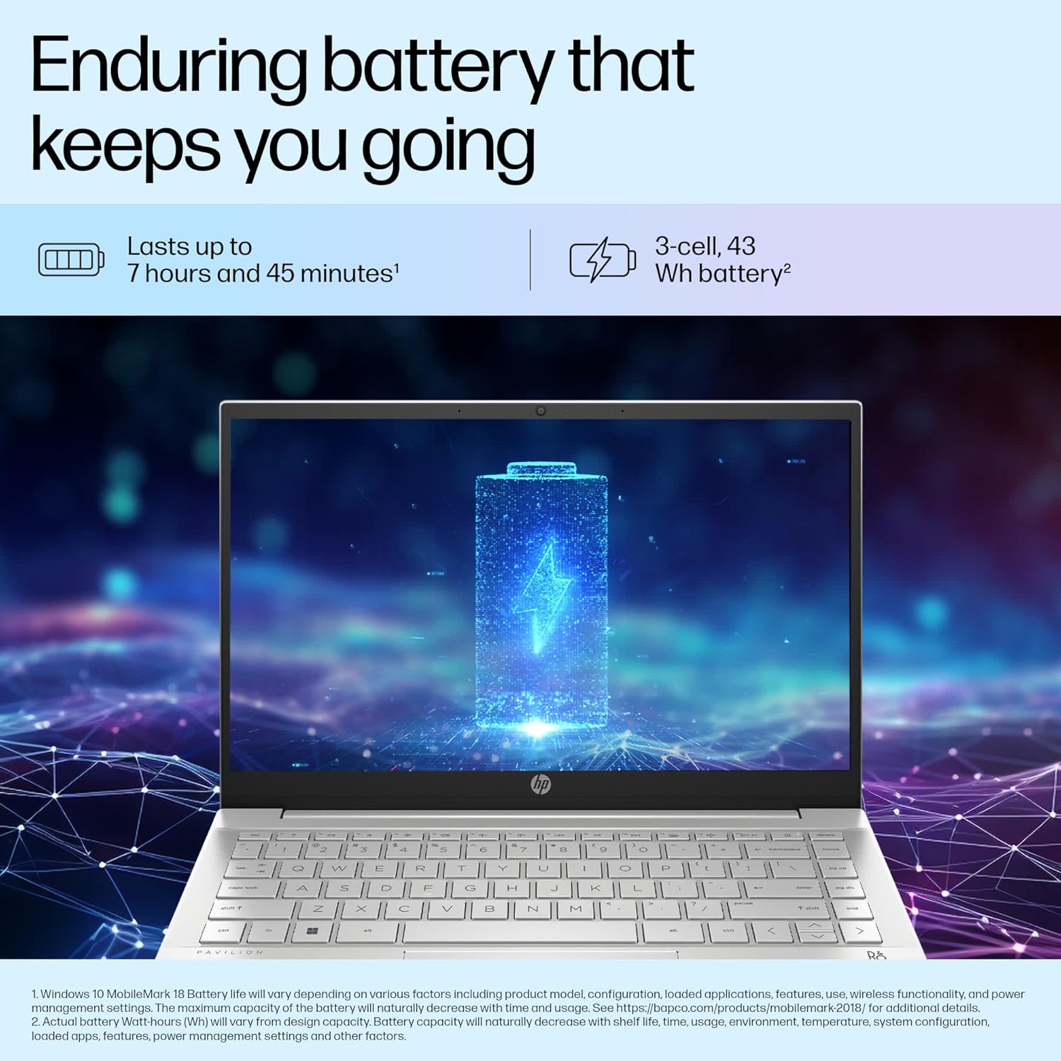 HP Pavilion, 12th Gen Intel Core i5-1235U, 8GB DDR4, 512GB SSD, Micro-Edge, BrightView, IPS, 14-inch(35.6cm) FHD Laptop, HD Camera, Backlit KB, B&O (Win 11, Office 21, Silver, 1.41kg) dv2053TU