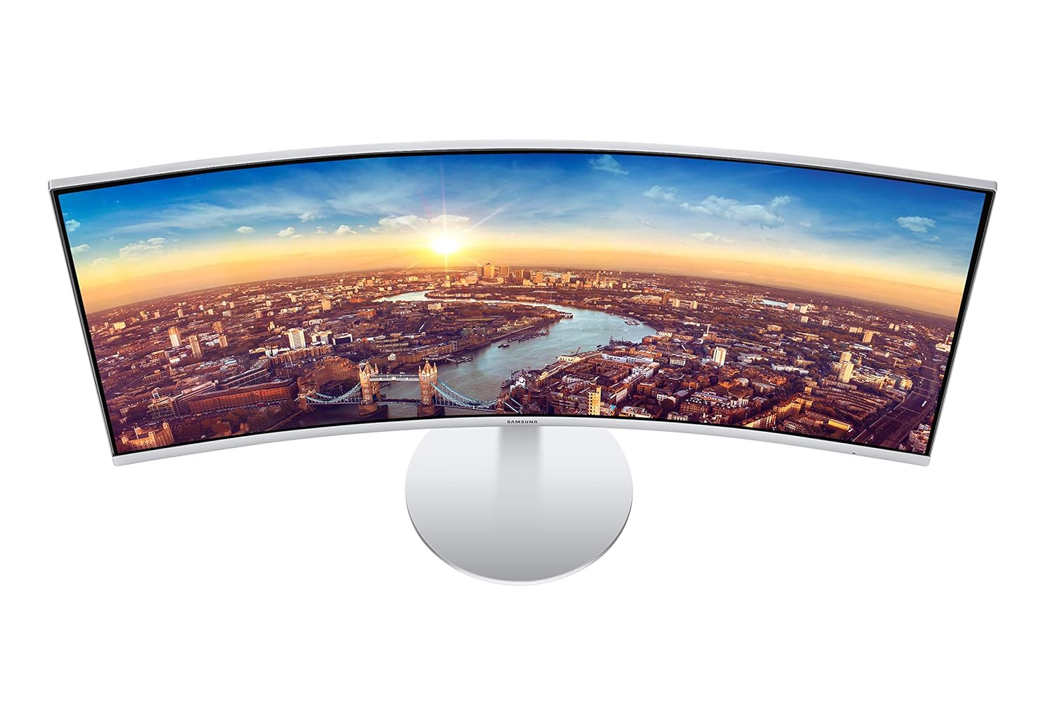 Samsung Lc34J791Wtwxxl 34 Inch Wide Screenthunderbolt 3 Curved QLED Monitor 3440 X 1440, Black