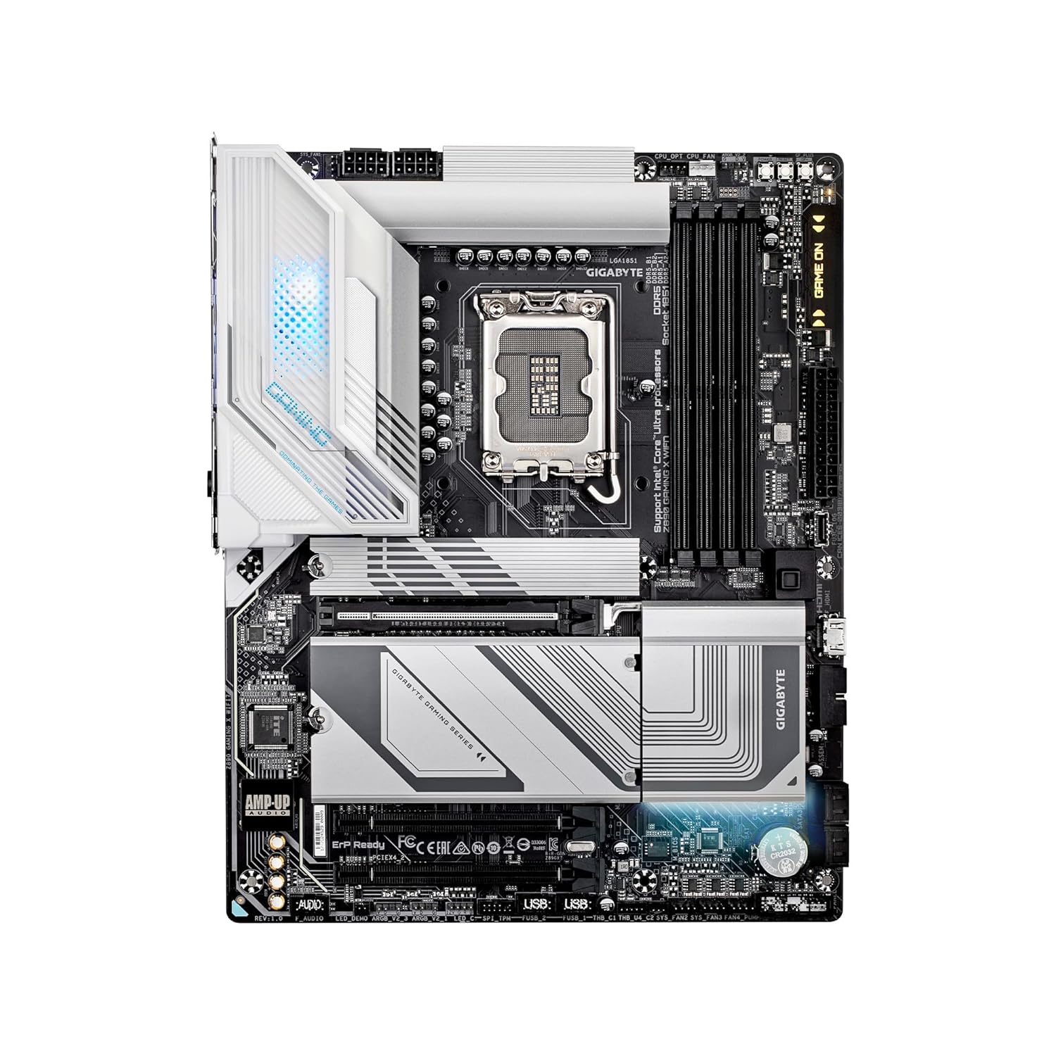 GIGABYTE Z890 Gaming X WIFI7 Ultra Core (Series 2) LGA 1851, ATX, DDR5, 4X M.2, PCIe 5.0, USB4, WIFI7, 2.5GbE LAN, EZ-Latch