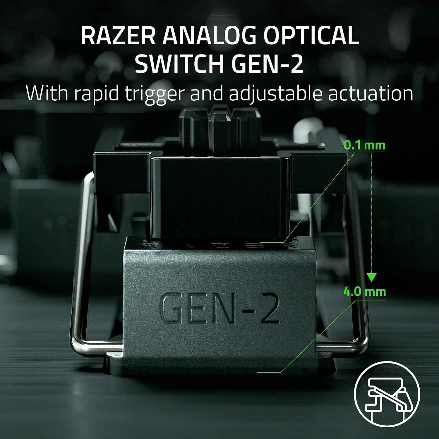Razer Huntsman V3 Pro TKL Esports Gaming Keyboard, Counter Strike 2 Edition | Analog Optical Switches Gen 2, Razer Snap Tap, Rapid Trigger, Adjustable Actuation, Media Keys & Dial, PBT Keycaps