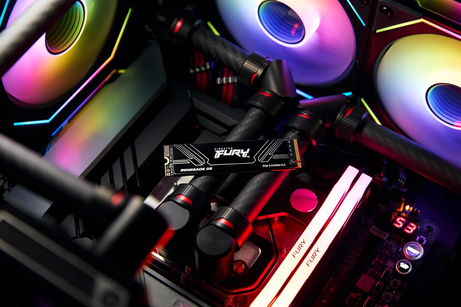 Kingston FURY Renegade G5 2TB | PCIe 5.0x4 M.2 2280 | Seq. Read Speeds Up to 14,700MB/s | 5 Year Warranty | SFYR2S/2T0