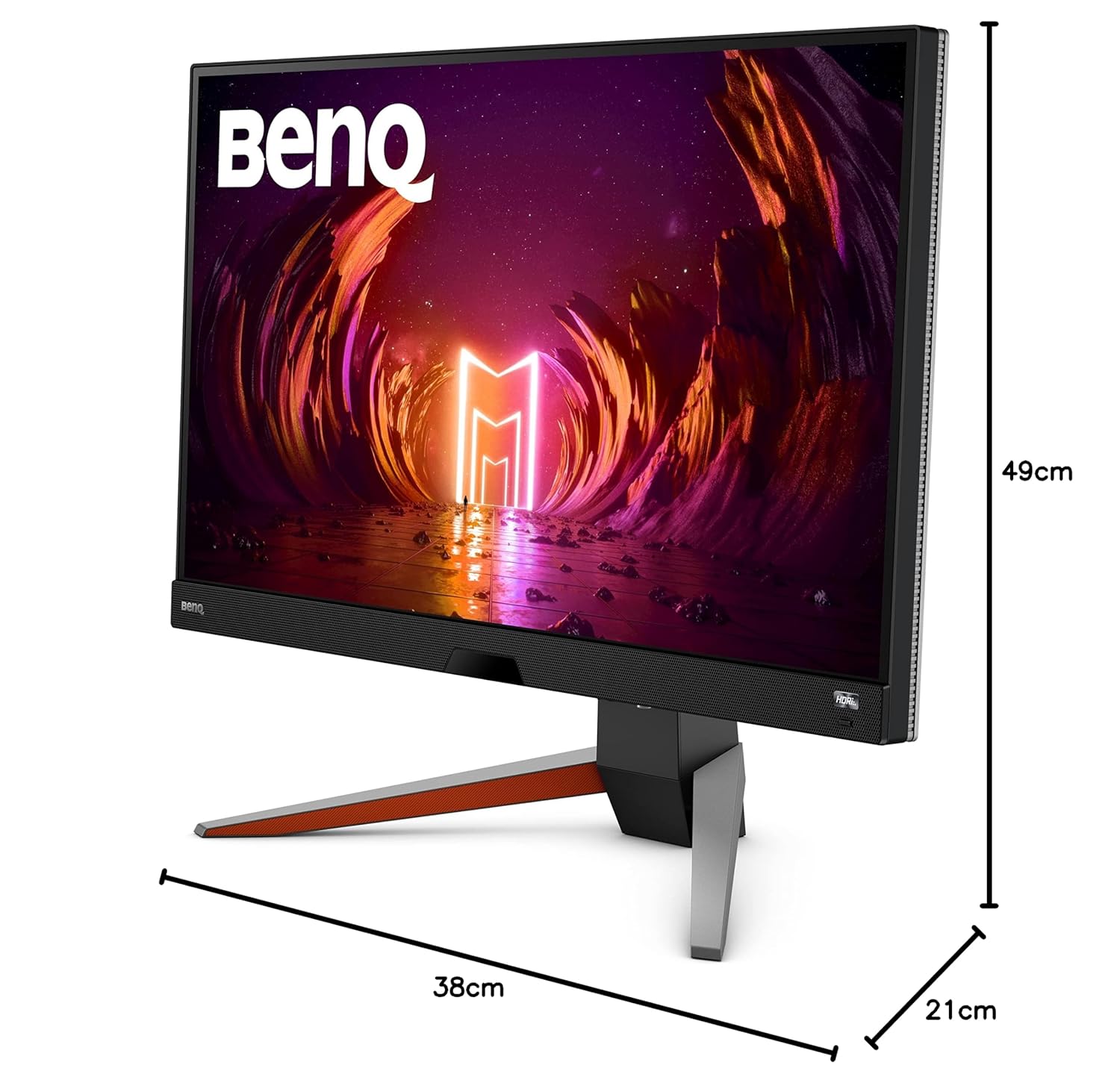 BenQ MOBIUZ EX270M 27" 240Hz 1ms MPRT IPS Full HD HDR Gaming Monitor | FreeSync Premium| Height Adjustment| 99% sRGB| 400nits| Black Equalizer| treVolo Speakers| HDMI| DP| USB 3.0 Hub (Metallic Grey)