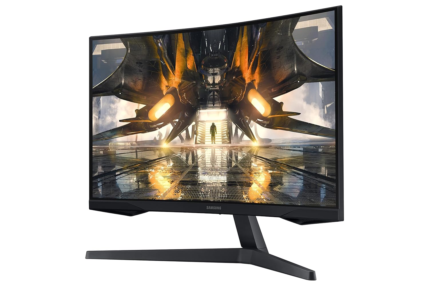 Samsung 27-Inch(68.5cm) Odyssey G5 Gaming, QHD 2K, 165Hz, 1Ms, 1000R Curved LCD Monitor, AMD Freesync Premium, HDR10 (LS27AG550EWXXL, Black)