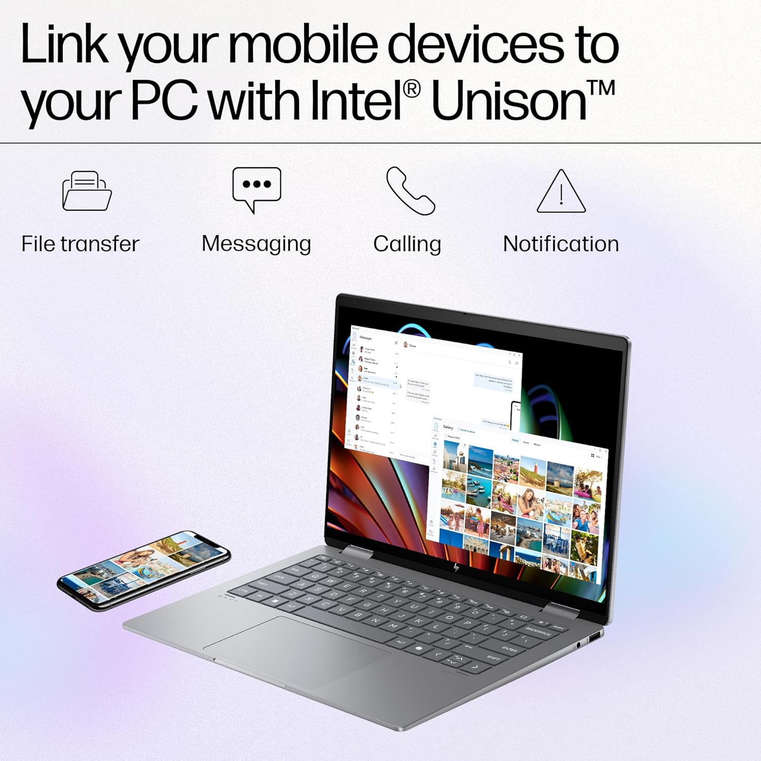 HP Envy x360, Enhanced by AI, AMD Ryzen 5 8640HS, 14-inch (35.6 cm), WUXGA, 16GB LPDDR5, 512GB SSD, AMD Radeon Graphics, 5MP IR Camera, Poly Studio (Win 11, MSO 2021, Silver, 1.44 kg), fa0038AU