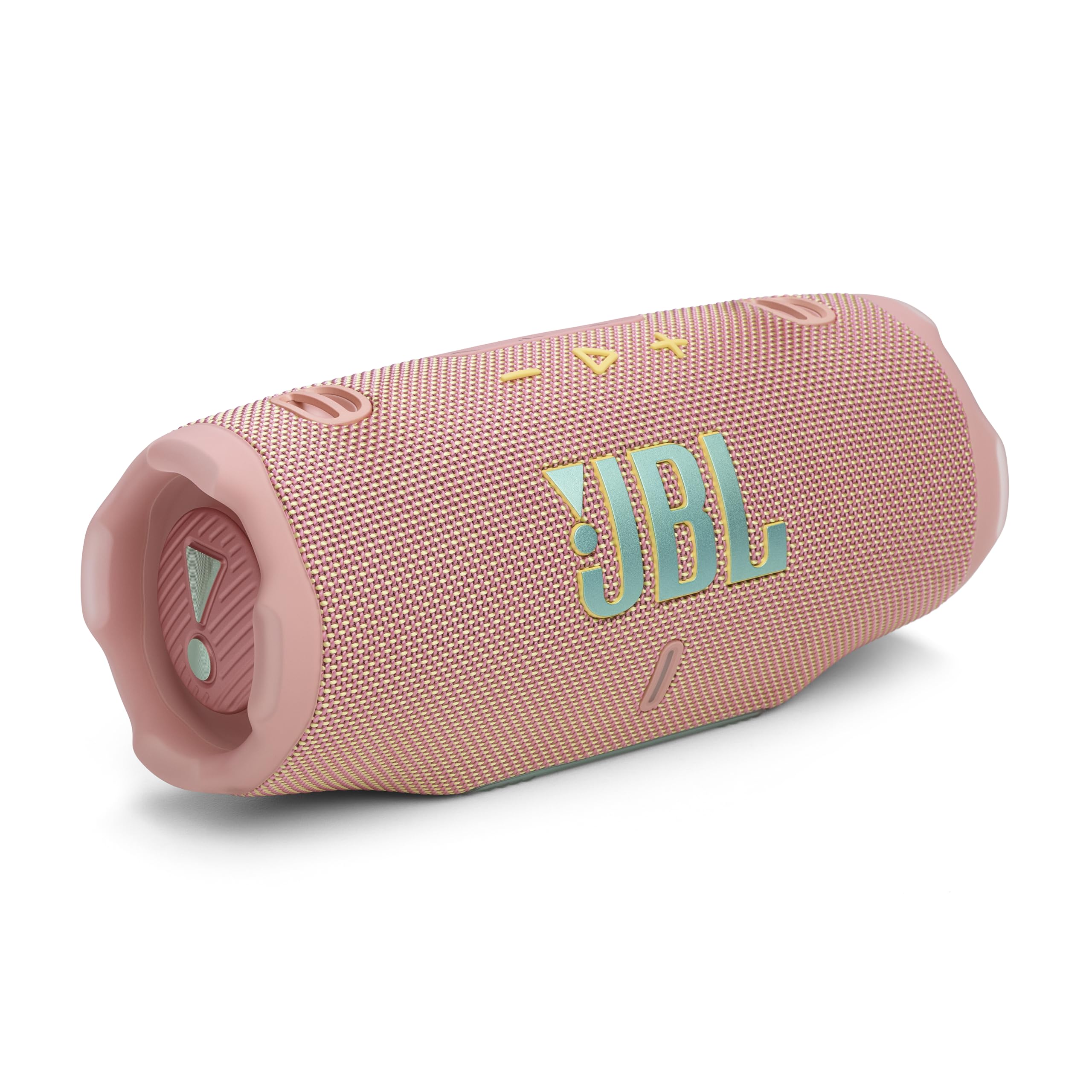 JBL Charge 6 - Portable Waterproof & Drop-Proof Bluetooth Speaker, Bold Pro Sound with AI Sound Boost, 28Hrs of Playtime, Built-in powerbank & Comes with a Sturdy/Removable Carrying Strap (White)