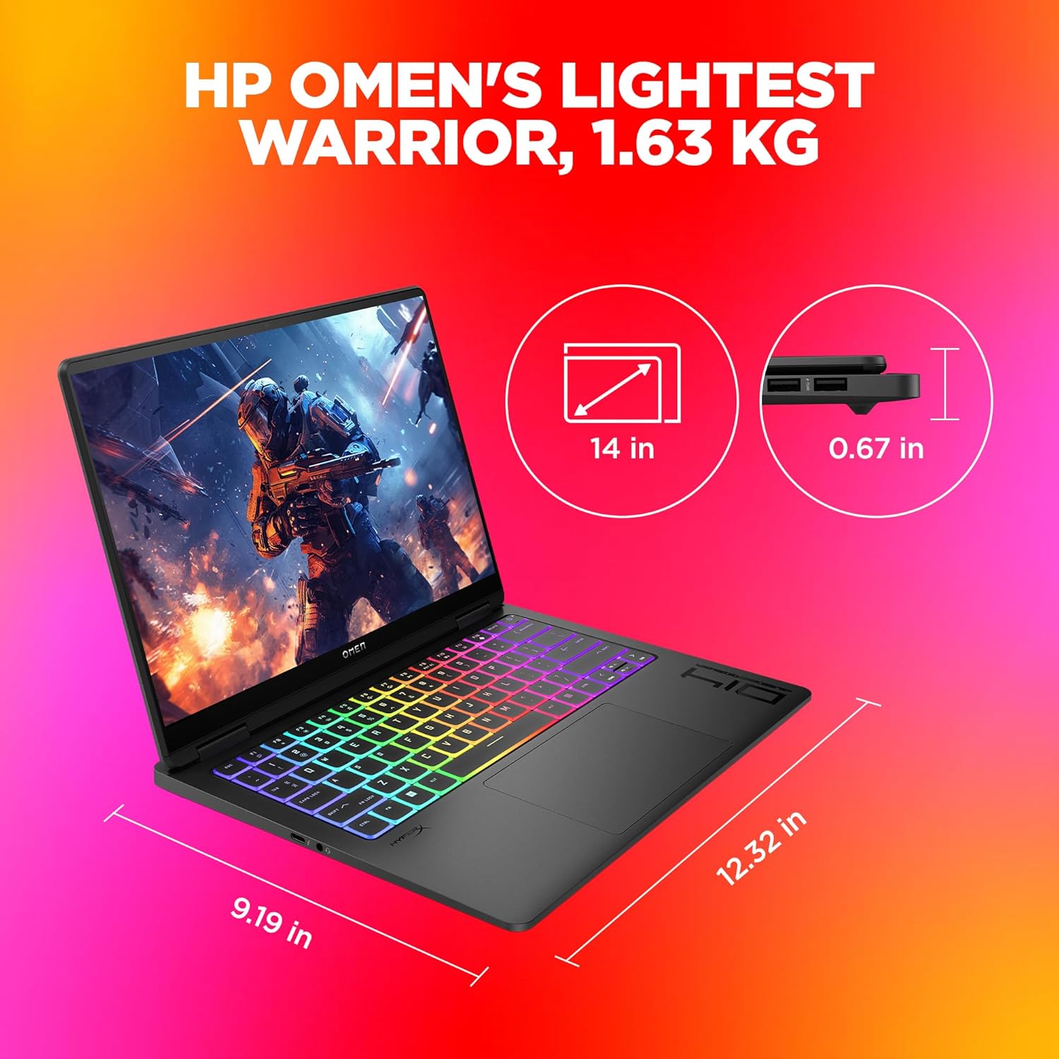 HP OMEN Gaming AI Laptop, Intel Core Ultra 7 155H, 8GB NVIDIA RTX 4060,16GB LPDDR5x, 1TB SSD (Win 11,Office 21, Black,1.63kg) 120Hz, 0.2MS, 3K, OLED, 14-inch(35.6cm), Tempest Cooling, RGB KB, fb0007TX - Zapnet.in