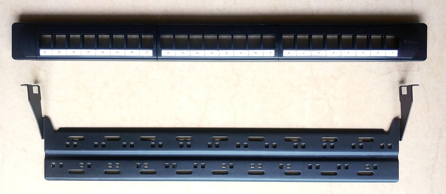 D-Link Unshielded 24-Port Unloaded Keystone Patch Panel NPP-AL1BLK241 Dlink