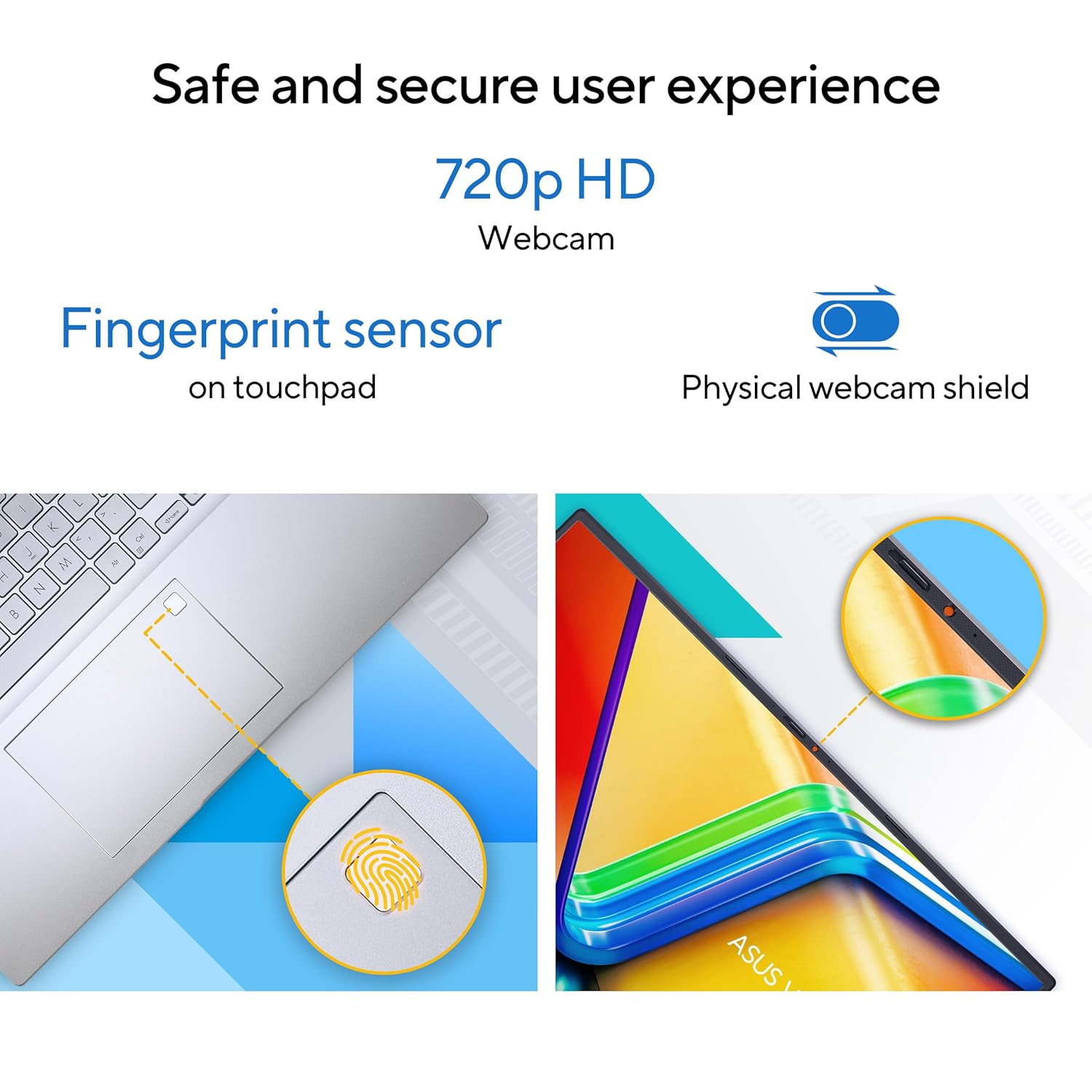 ASUS Vivobook 16, Intel Core i5-12500H, 16GB RAM, 512GB SSD, FHD+ 60Hz 300Nits, 16", Windows 11, MS Office Home, Transparent Silver, 1.88KG, X1605ZAC-MB541WS, Fingerprint, 42Whr Battery Laptop