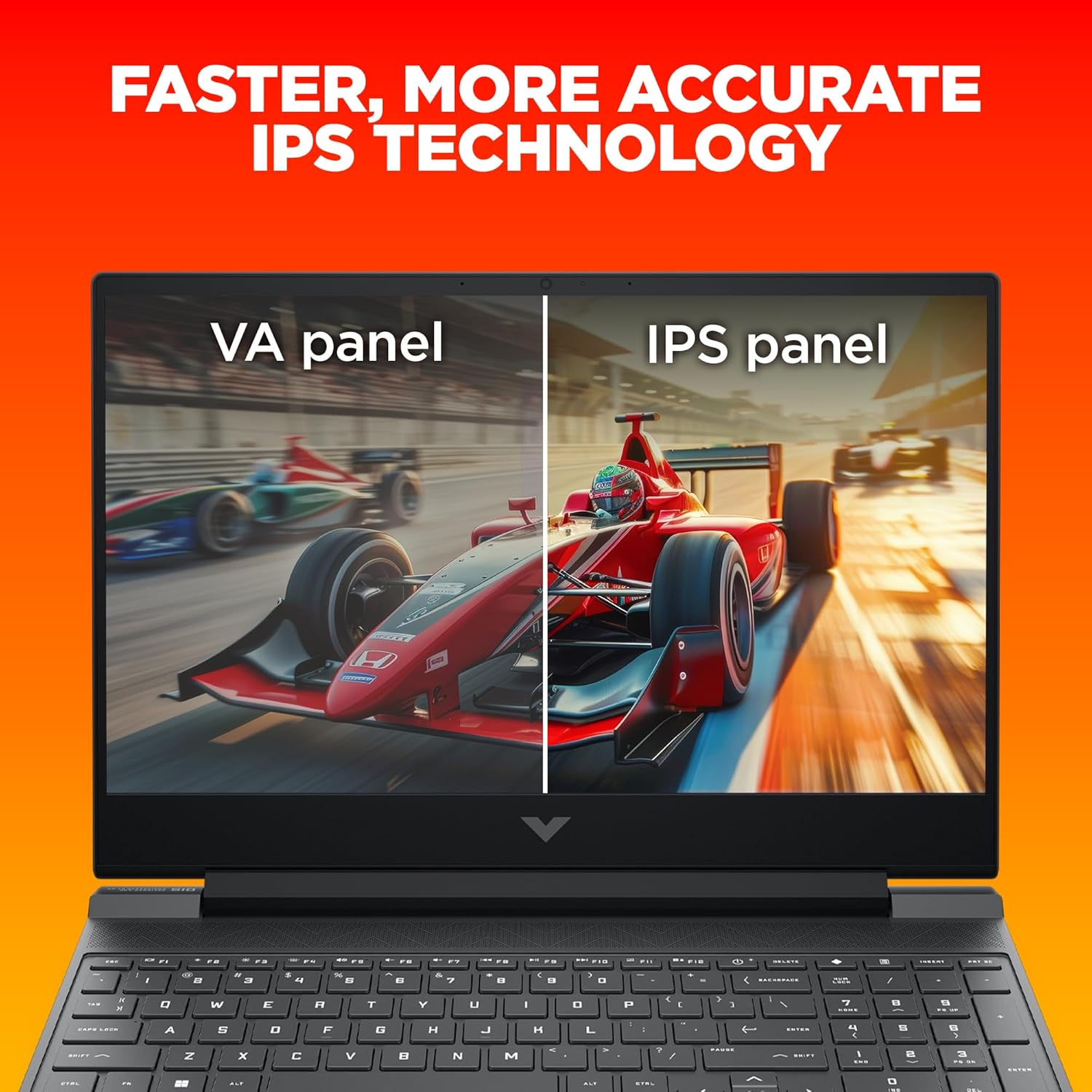 HP Victus Gaming Laptop, AMD Ryzen 5 5600H, 4GB AMD Radeon RX 6500M graphics, 15.6-inch (39.6 cm), FHD, IPS, 144Hz, 8GB DDR4, 512GB SSD, Backlit KB, B&O, Dual speakers (MSO, Silver, 2.37 kg), fb0108AX