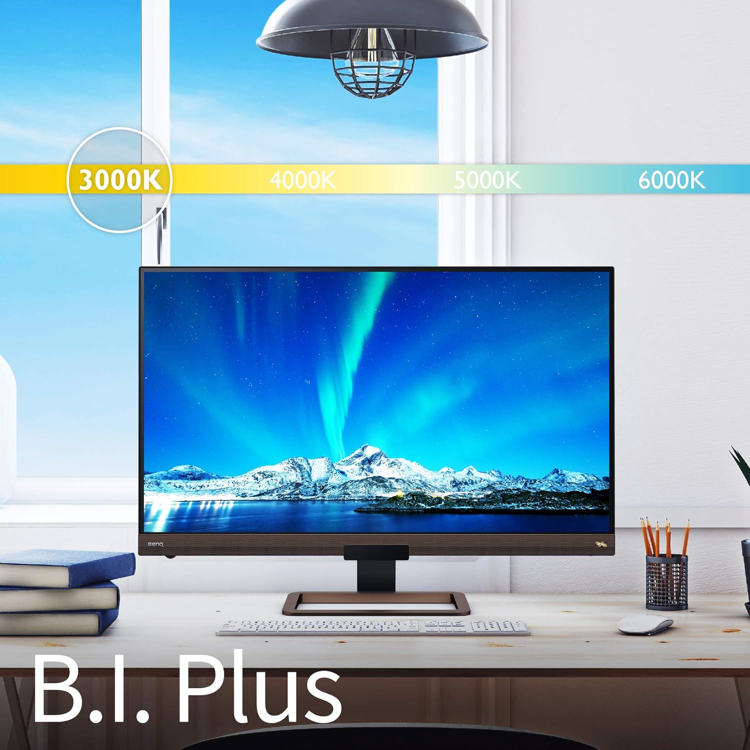 BenQ EW3280U 32"(81 cm) 3840x 2160 4K IPS HDR10| 95% DCI-P3 | USB-C(60W PD)| treVolo Speaker (5W Woofer)| Remote| VESA HDR400| EyeCare| AMDFreesync| HDMI| DP (Metallic Brown-Black)