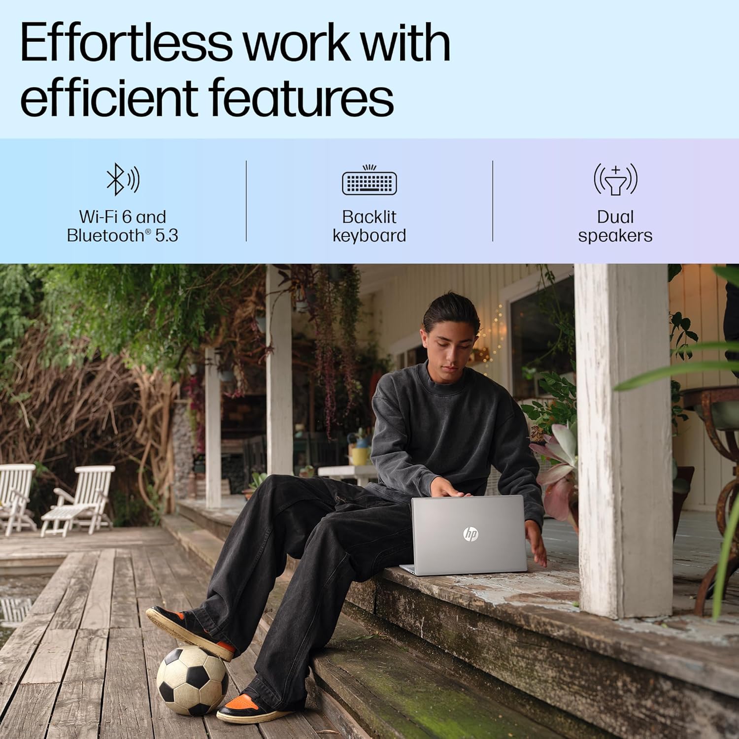 HP Pavilion AI Laptop, Intel Core Ultra 5 125U, 10-12 TOPS, 16GB DDR5, 512GB SSD, IPS, Anti-glare, 2K, WUXGA, 16inch (40cm), Intel graphics, 1080p FHD camera (Win11, Office21, Silver, 1.77kg) af0015TU