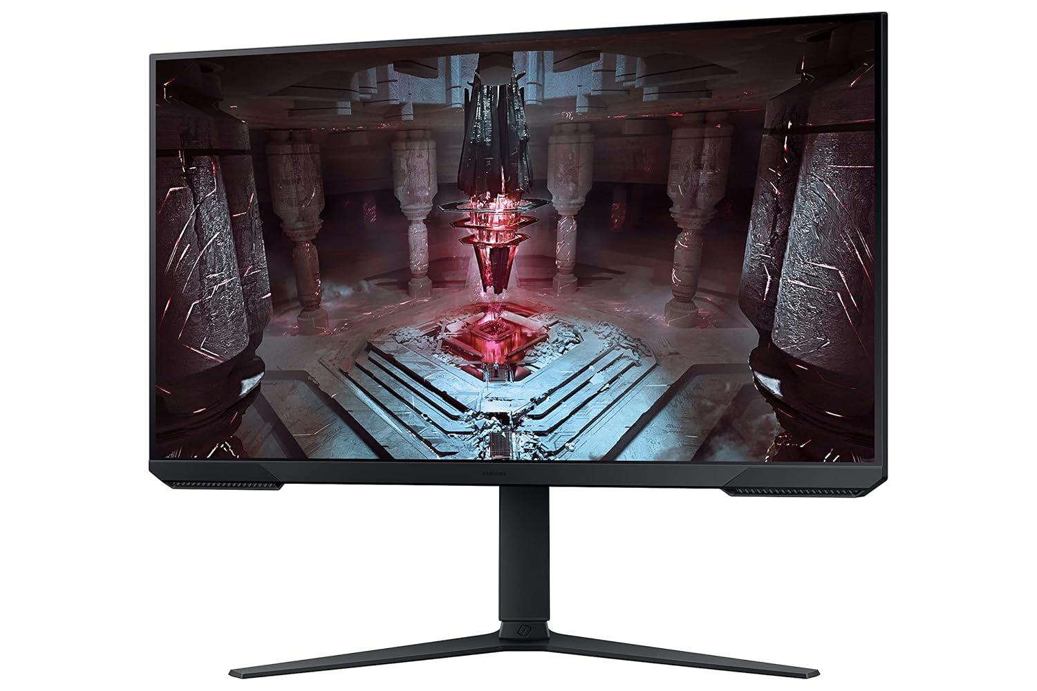 Samsung 32" (80cm) Odyssey G5 2K Gaming Monitor|QHD 2560 X 1440|165Hz|1ms|300nits|Ports-HDMIx2,DP,Headphone|DP Cable|HDR10|FreeSync Premium|Height-Tilt-Pivot Adjustable Stand|LS32CG510EWXXL|Black