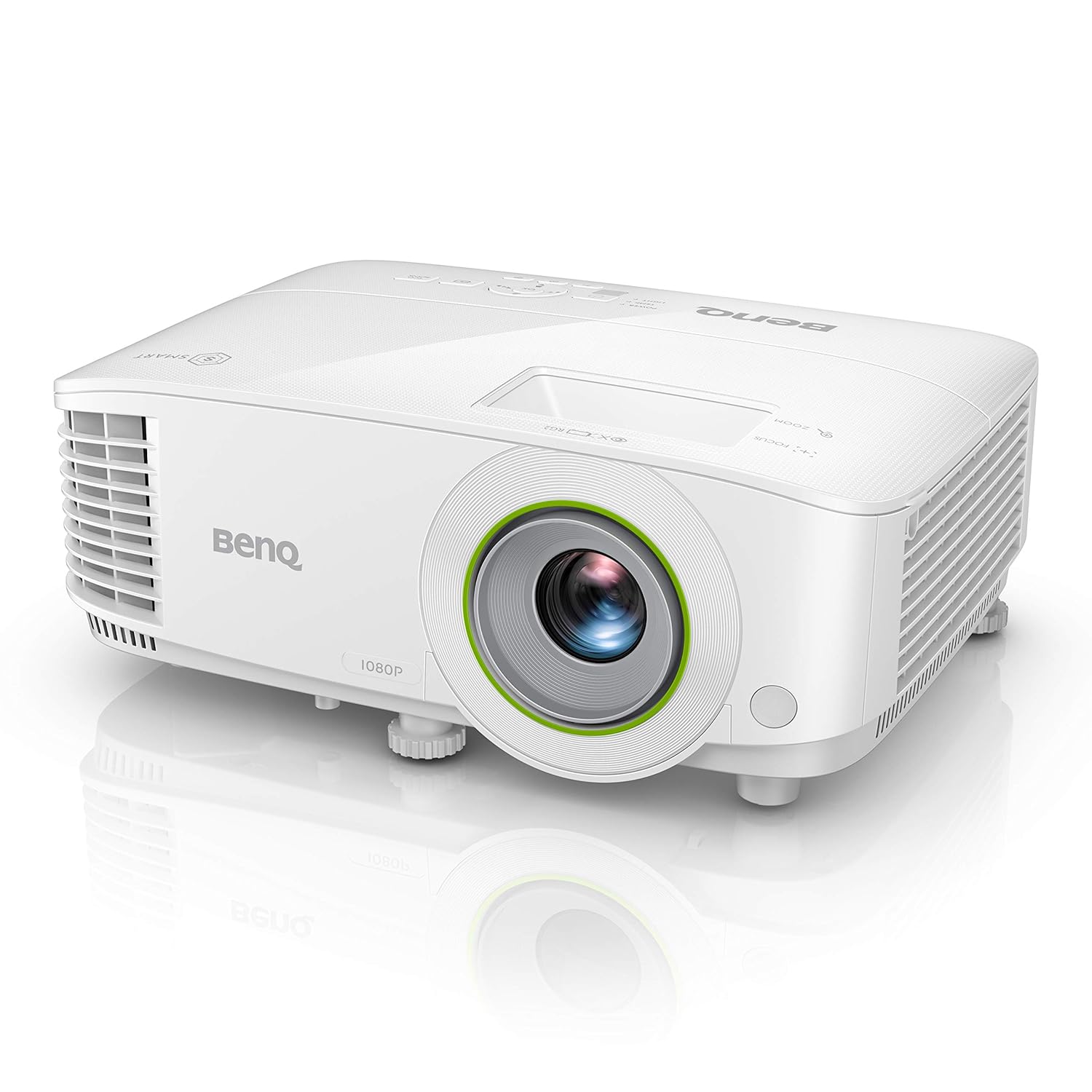 BenQ EH600 Full HD Wireless Android Smart Projector for Meeting Room, DLP, 3500 Lumens, USB Reader, PC-Free, Built-in Business apps, White