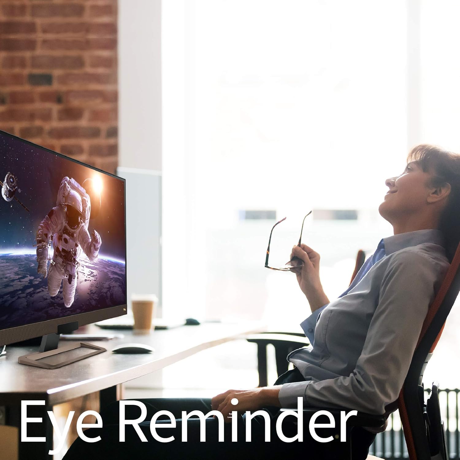 BenQ EW3280U 32"(81 cm) 3840x 2160 4K IPS HDR10| 95% DCI-P3 | USB-C(60W PD)| treVolo Speaker (5W Woofer)| Remote| VESA HDR400| EyeCare| AMDFreesync| HDMI| DP (Metallic Brown-Black)