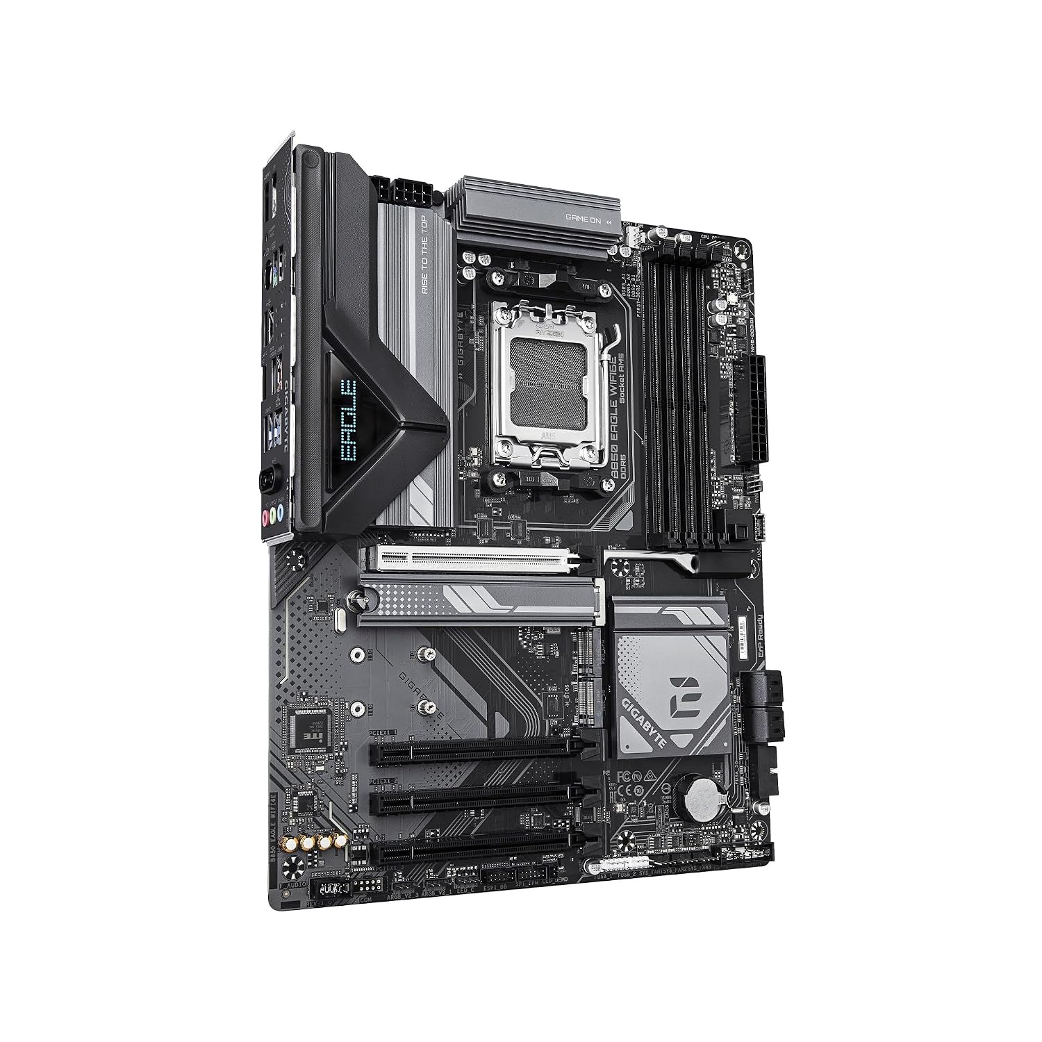 GIGABYTE B850 Eagle WIFI6E AMD AM5 LGA 1718 Motherboard, ATX, DDR5, 3X M.2, PCIe 5.0, USB-C, WIFI6E, 1GbE LAN, EZ-Latch, 5-Year Warranty