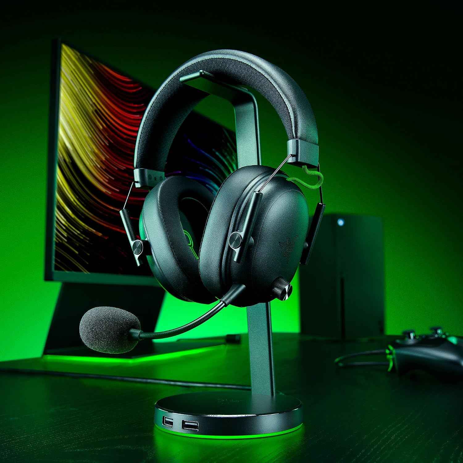 Razer BlackShark V3 Xbox S|X - Wireless E-Sports Headset - Triforce 50 mm Driver - Removable Broadband Microphone - HyperSpeed 2.4 GHz & Bluetooth - Surround Sound - Xbox / PC | Black