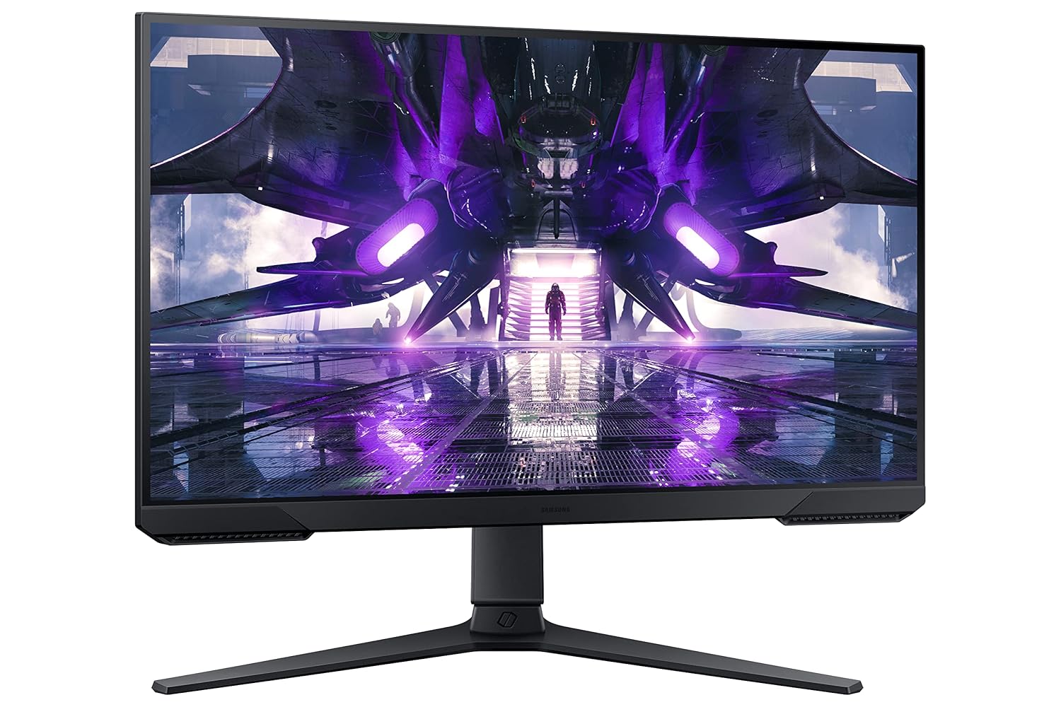 Samsung 24-Inch(60cm) FHD Odyssey G3 Gaming, 165 Hz, 1Ms Flat LED Monitor, 1920 X 1080 Pixels, Height Adjustable Stand, Bezel Less, Eye-Saver, AMD Freesync Premium (LS24AG322NWXXL, Black)
