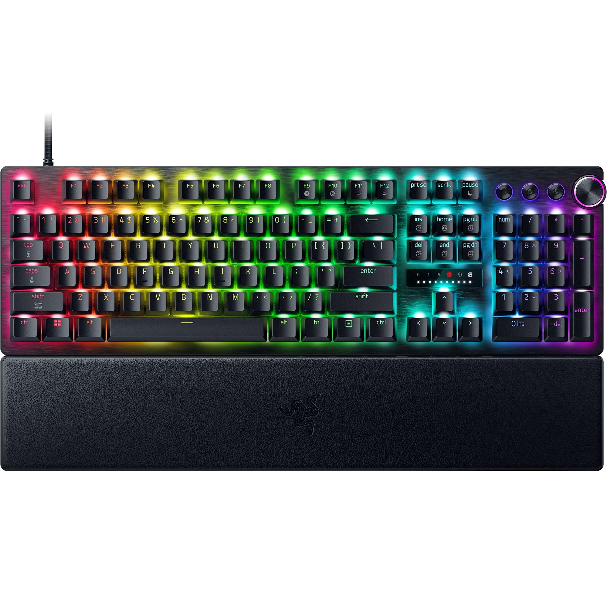 Razer Huntsman V3 Pro TKL Esports Gaming Keyboard, Counter Strike 2 Edition | Analog Optical Switches Gen 2, Razer Snap Tap, Rapid Trigger, Adjustable Actuation, Media Keys & Dial, PBT Keycaps