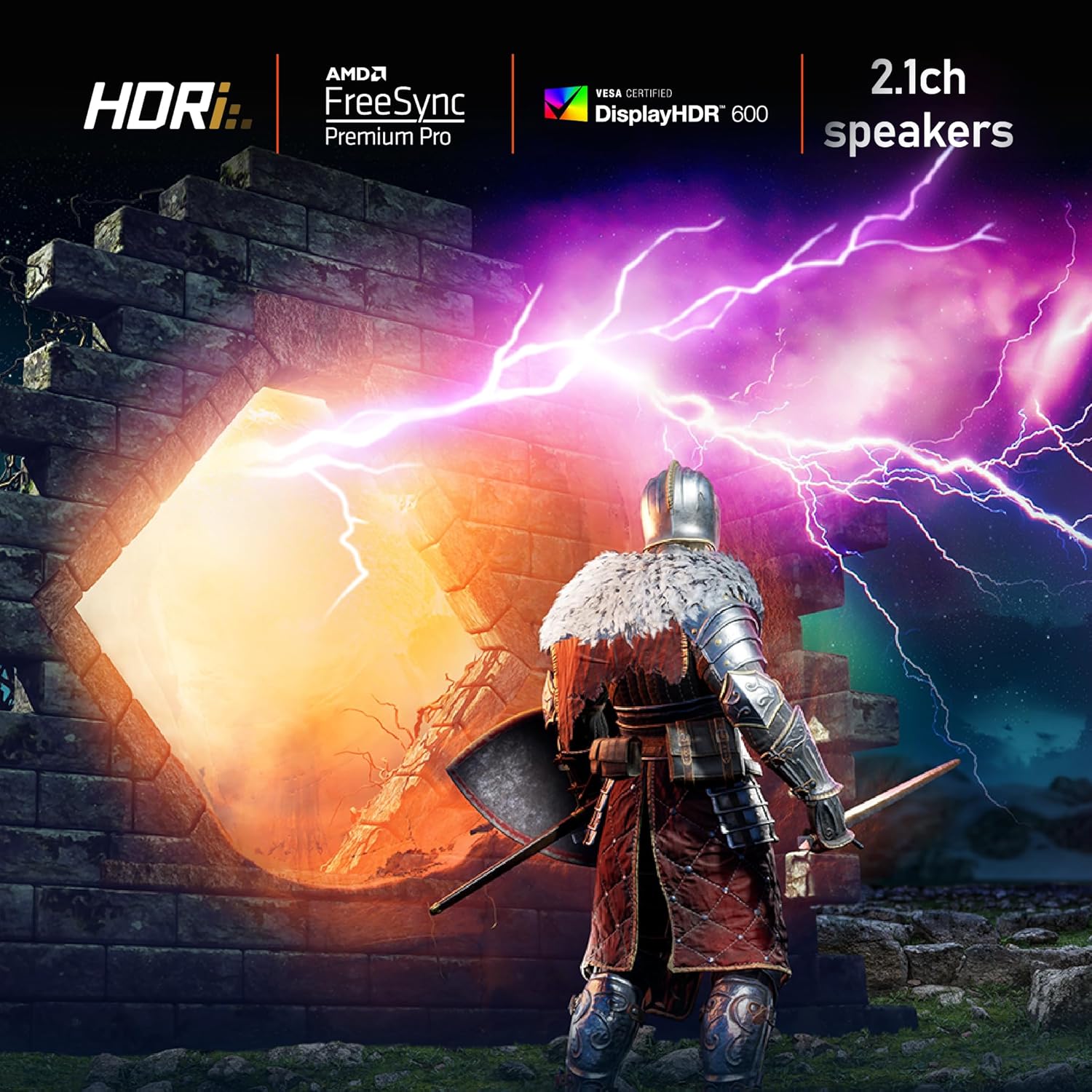 BenQ MOBIUZ EX3210U 32" 4K UHD IPS Gaming Monitor| 144Hz| 1ms MPRT| PS5 Compatible| FreeSync Premium Pro| HDMI 2.1| 98% DCI-P3| treVolo Speakers (2W x 2)| VESA DisplayHDR600|DP|USB Hub| Remote (White)