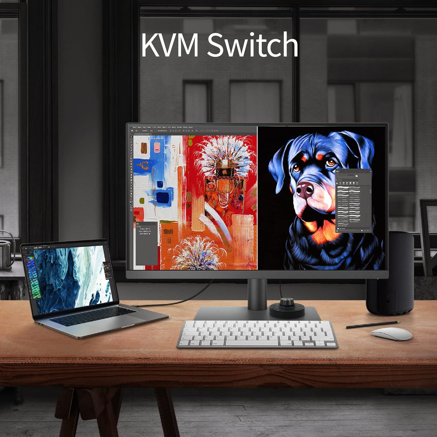 BenQ PD3205U 31.5" (80.01 cm) LCD 3840 x 2160 Pixels 4K Monitor, UHD, sRGB, Rec.709, HDR10, IPS, AQCOLOR Technology, Factory-Calibrated, Color Mode, Darkroom Mode,CAD/CAM Mode,Hotkey Puck G2,KVM,Grey