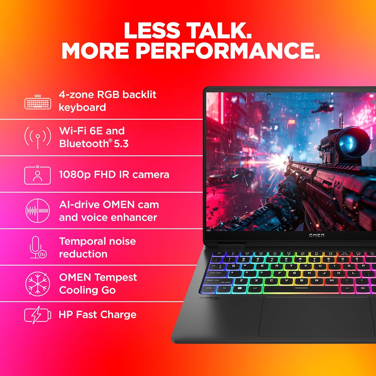 HP OMEN Gaming AI Laptop, Intel Core Ultra 7 155H, 8GB NVIDIA RTX 4060,16GB LPDDR5x, 1TB SSD (Win 11,Office 21, Black,1.63kg) 120Hz, 0.2MS, 3K, OLED, 14-inch(35.6cm), Tempest Cooling, RGB KB, fb0007TX - Zapnet.in