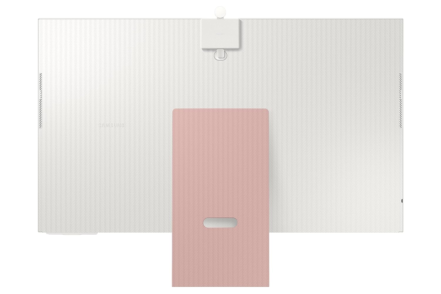 (Renewed) Samsung 32-Inch(80Cm) 3840 X 2160 Pixels M8 4K UHD Smart Monitor, Wireless Webcam, Type-C, Smart TV apps, TV Plus, Office 365, Dex, Apple Airplay, BT, IOT, Speakers, Remote (LS32BM80PUWXXL, Pink)