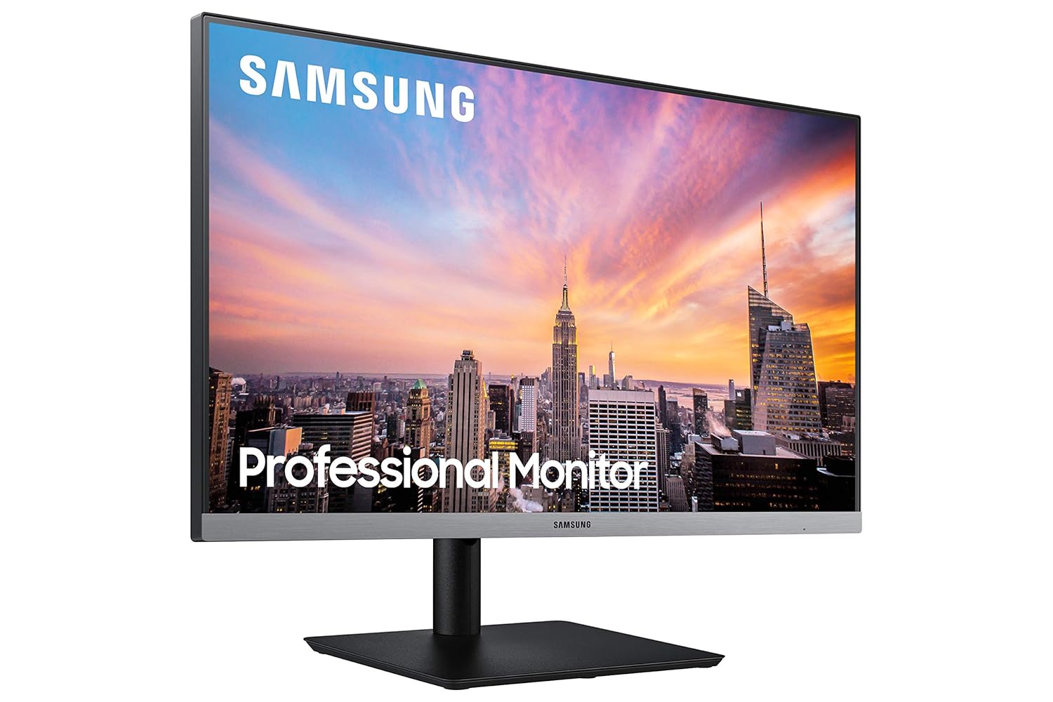 Samsung 24 Inch (Ls24R650Fdwxxl) Ips Panel Full Hd Led Monitor With Hdmi, Vga, Black