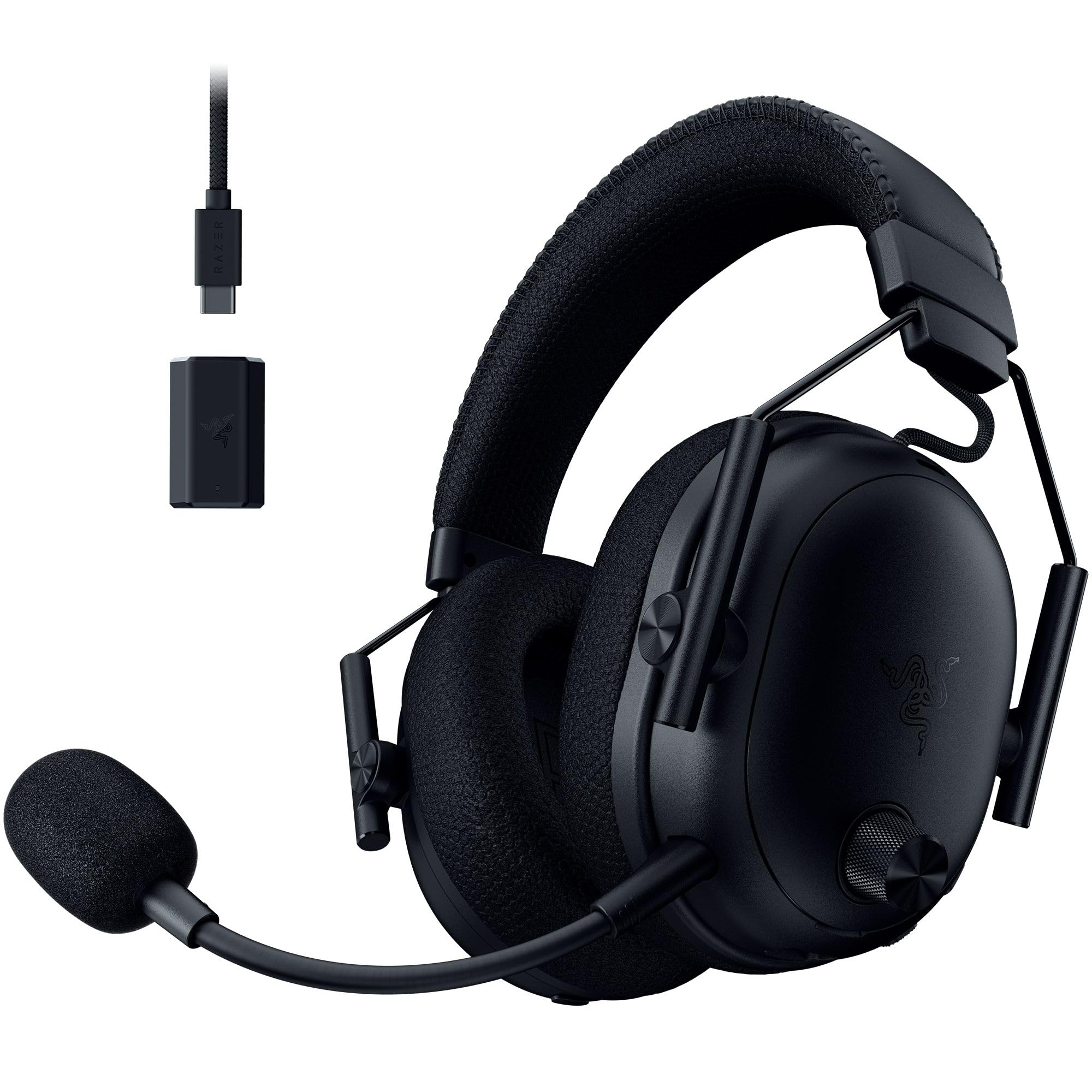 Razer BlackShark V3 Pro Wireless ANC PC Gaming Headset, CS2 Edition | Full Band Mic, 50mm Drivers, 2.4 GHz, Bluetooth, USB, 3.5mm, Works with Mac, PS5, Nintendo Switch, Smartphone, 70 Hr Battery
