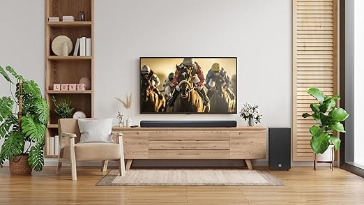 JBL Cinema SB590 Deep Bass, Dolby Atmos Soundbar with Wireless Subwoofer for Extra Deep Bass, 3.1 Channel, Center channel for superior voice clarity, HDMI eARC, Bluetooth & Optical Connectivity (440W) - Zapnet.in