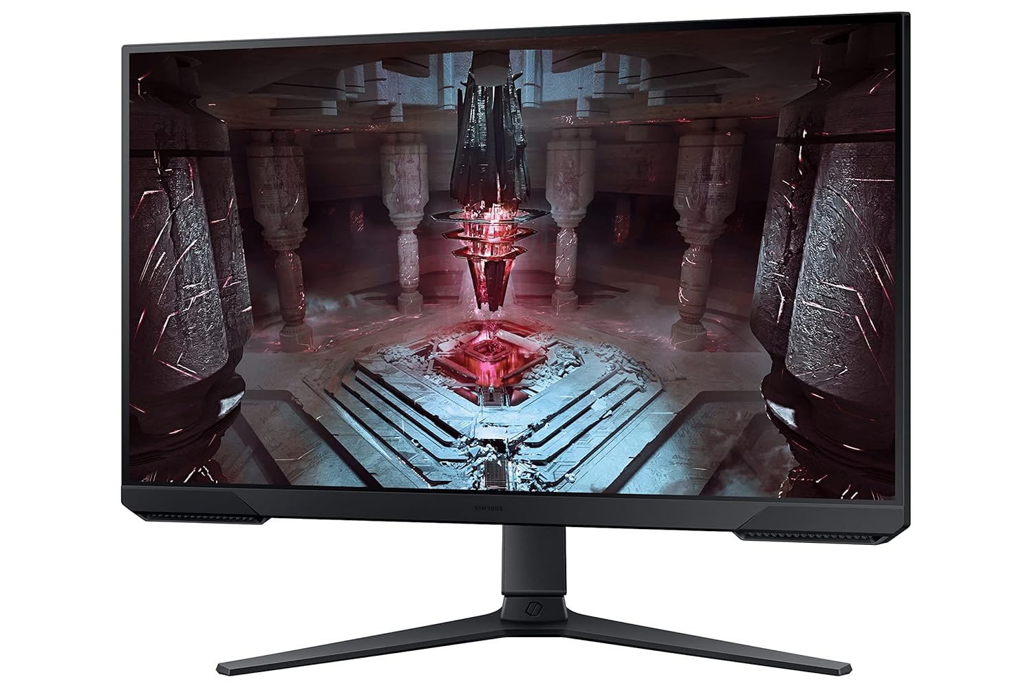 Samsung 27" (68.5cm) Odyssey G5 2K Gaming Monitor|QHD 2560 X 1440|165Hz|1ms|300nits|Ports-HDMIx2,DP,Headphone|DP Cable|HDR10|FreeSync Premium|Height-Tilt-Pivot Adjustable Stand|LS27CG510EWXXL|Black