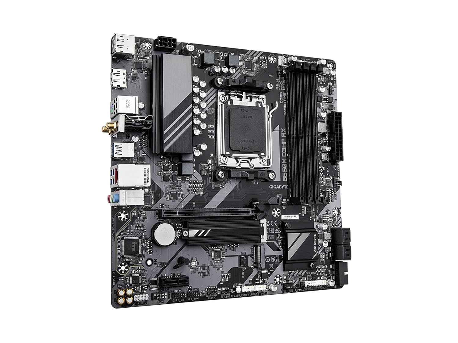 GIGABYTE B650M D3HP AX AM5 LGA 1718 AMD B650 M-ATX DDR5 Motherboard